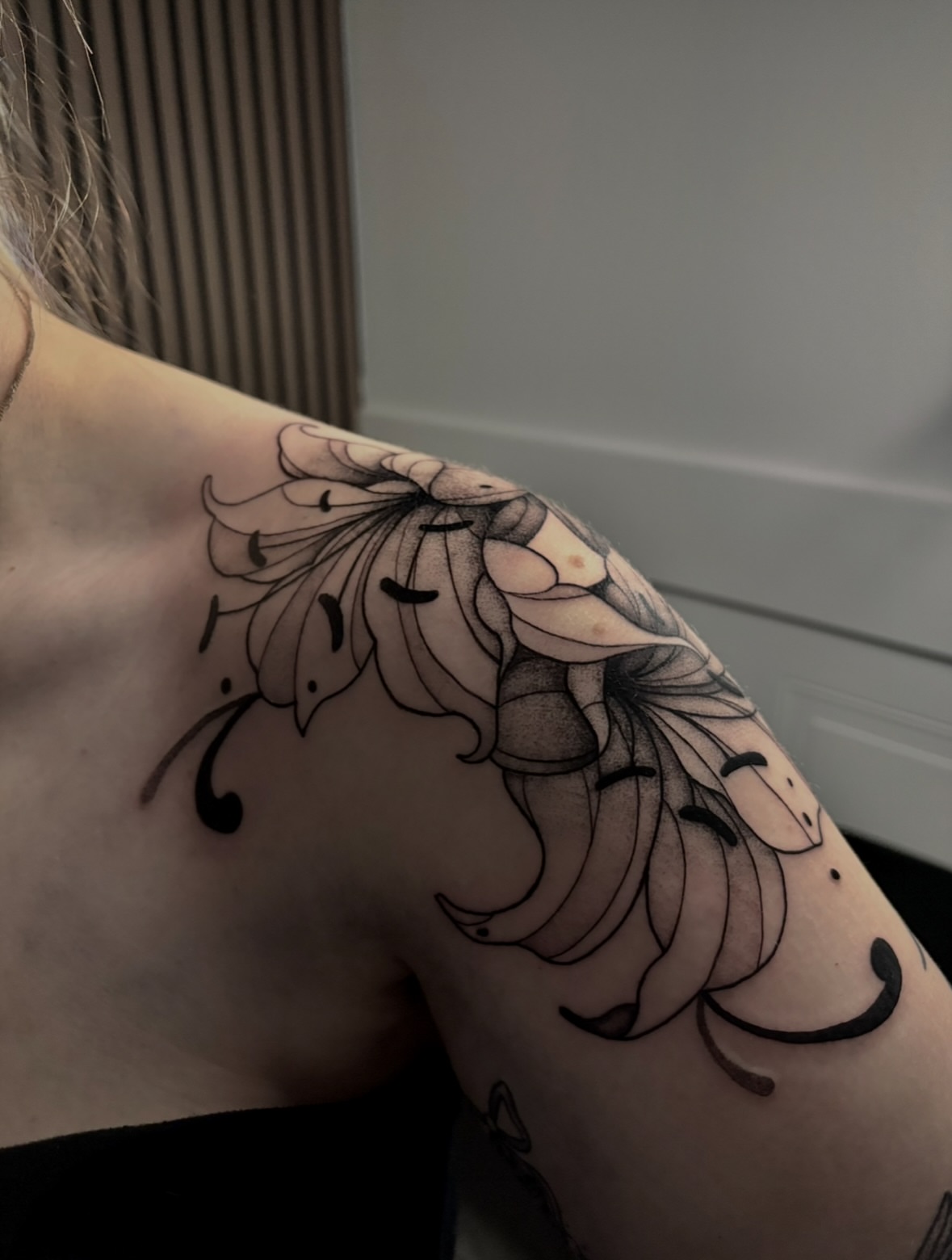 Tattoo by @1nkzilla — black_and_grey