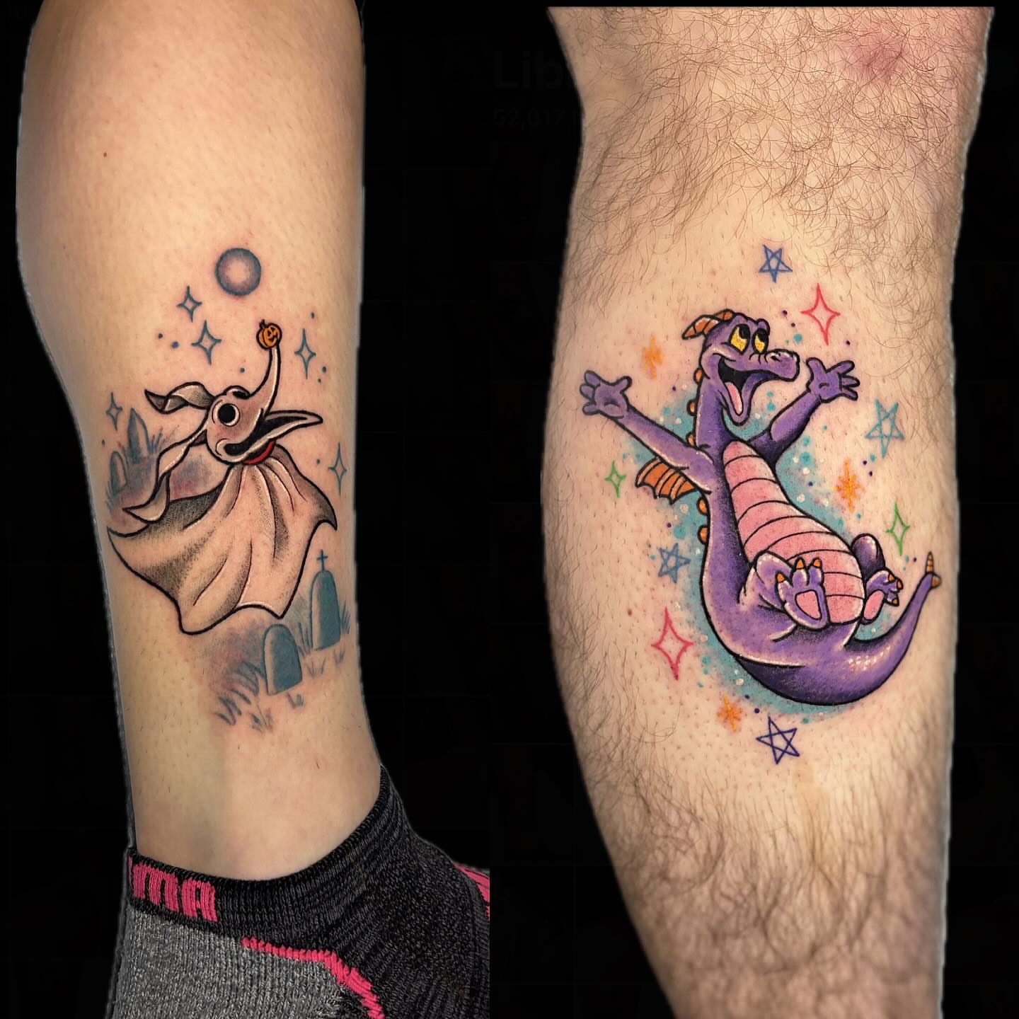 Phantom and dragon dotwork tattoo on the forearm by 🖤Sabrina Ryan🖤