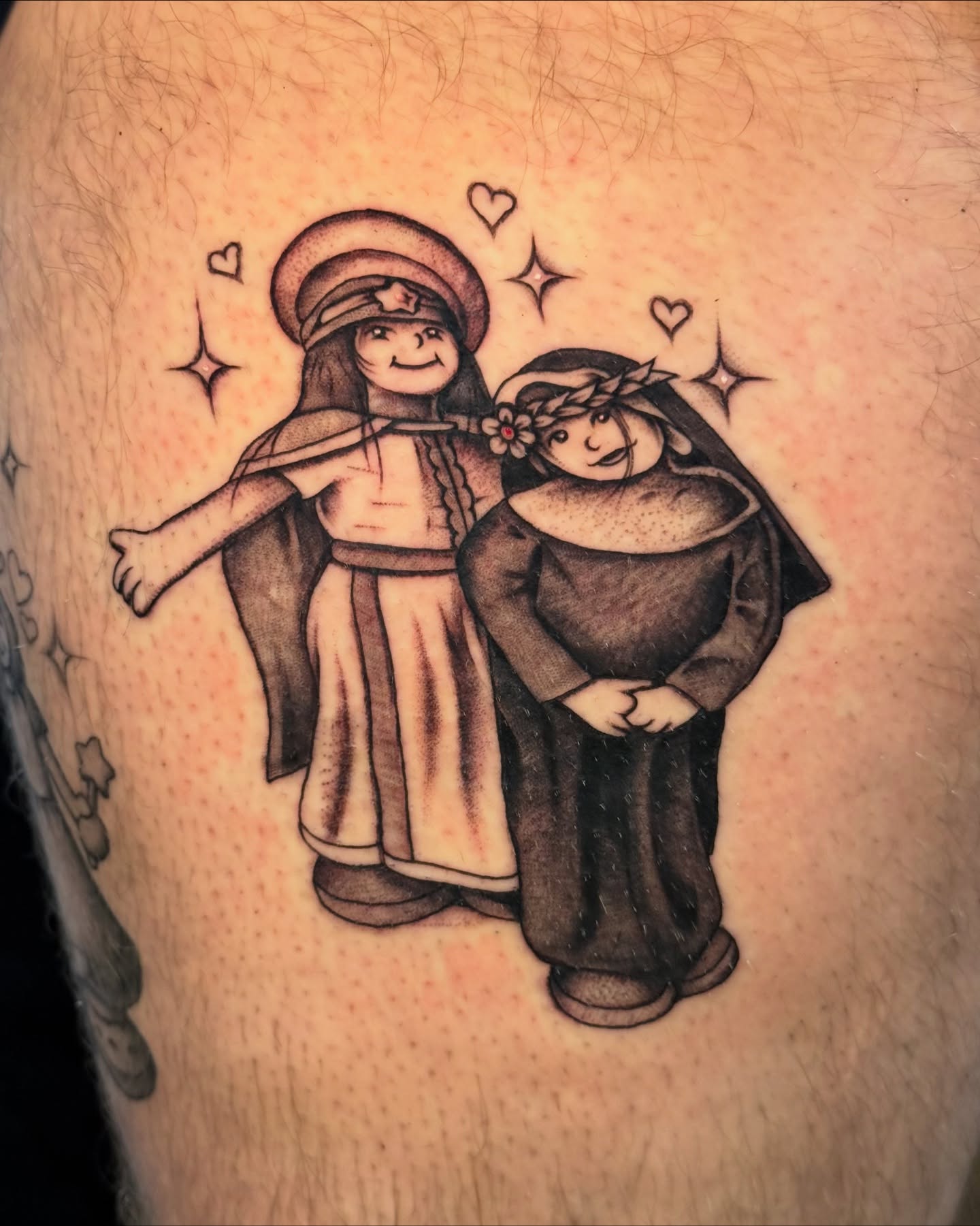 Tattoo by @lilcenzo — black_and_grey