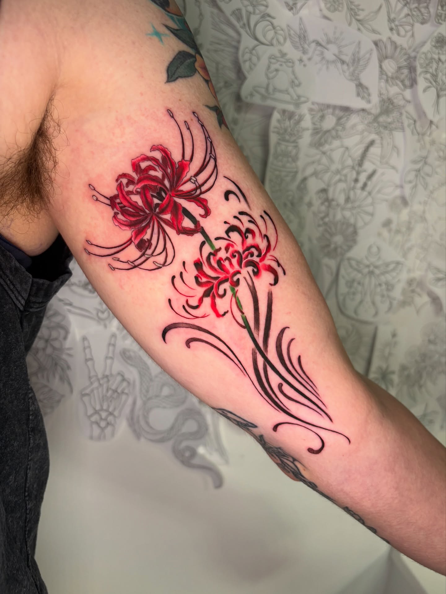 Tattoo by @hbones_artistry — watercolor