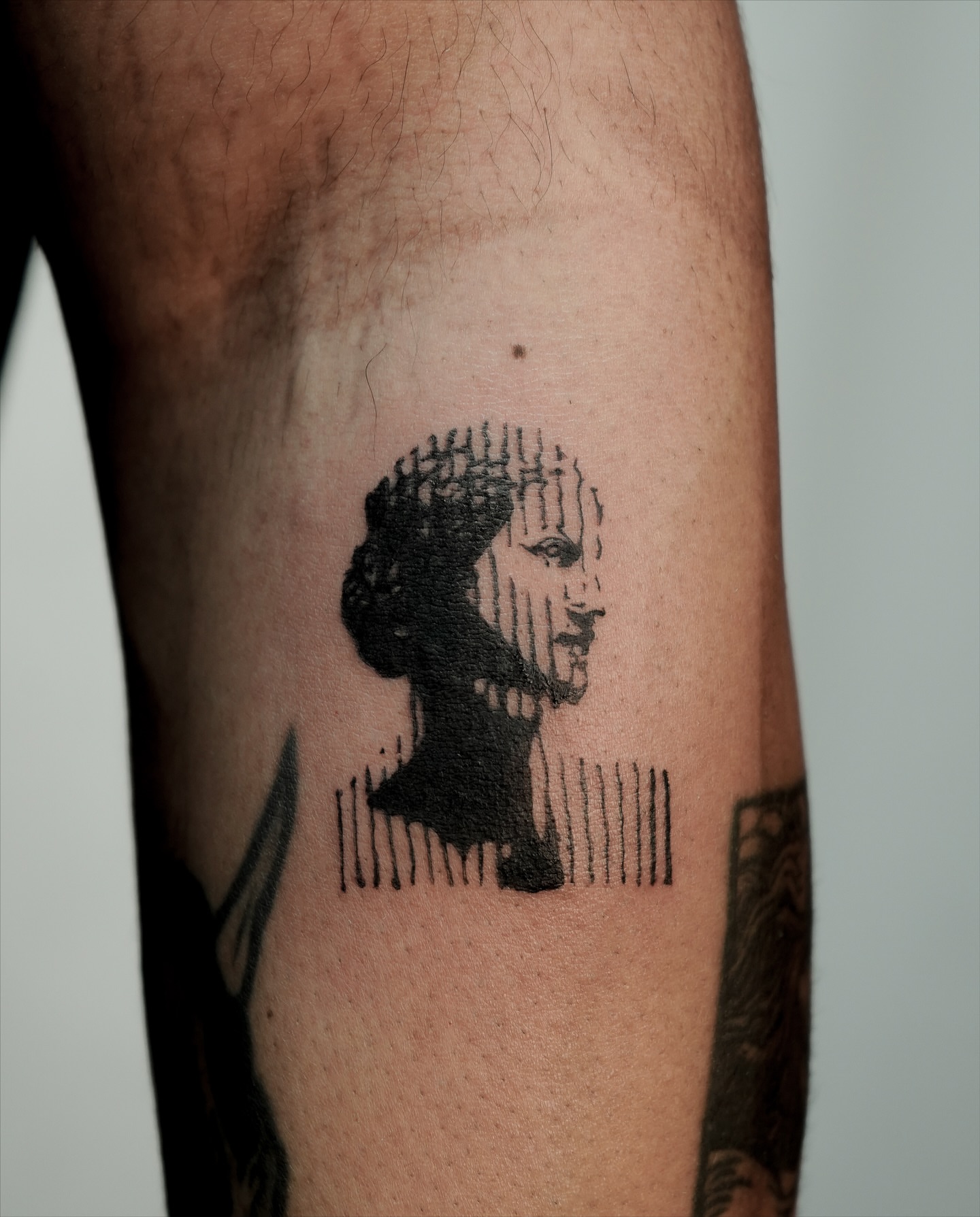 Tattoo by @inkzist — black_and_grey