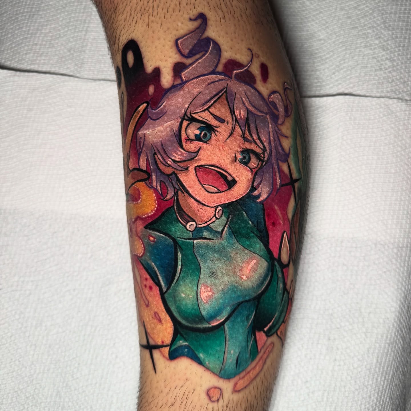 Tattoo by @cattlynnrose — anime