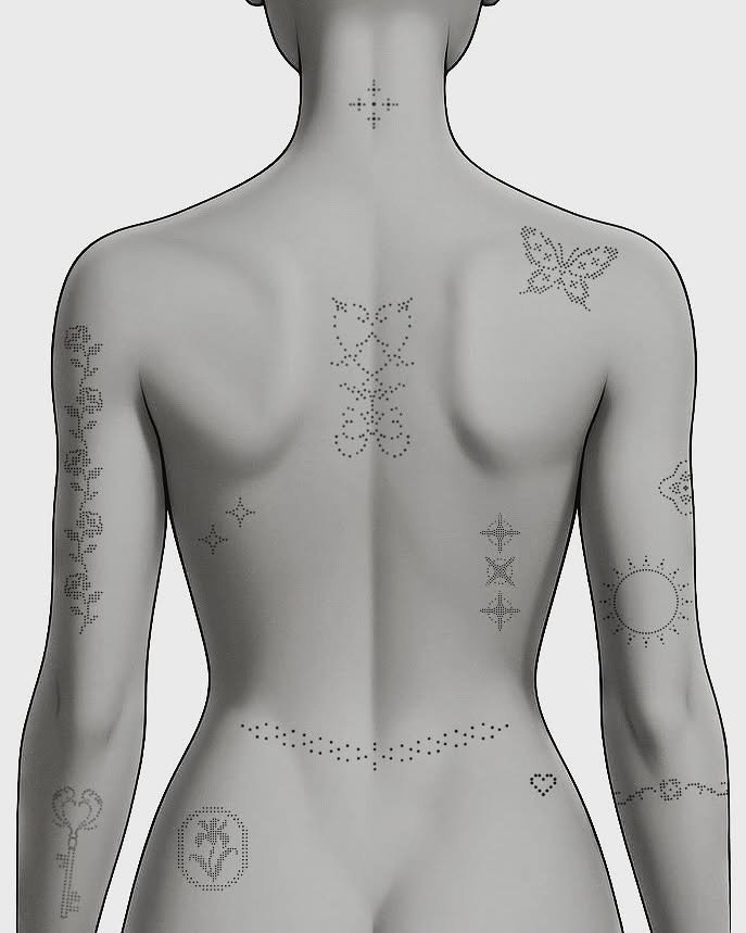 Tattoo by @elsieisart — dotwork