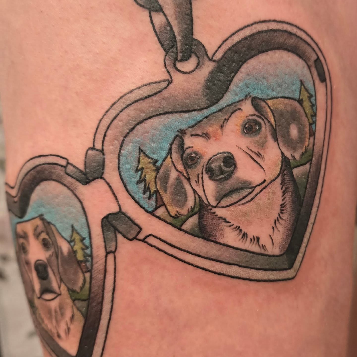 Dog in space helmet realism tattoo on the forearm by 🖤🥀🐉Taylor Nichole👻🌙✨️