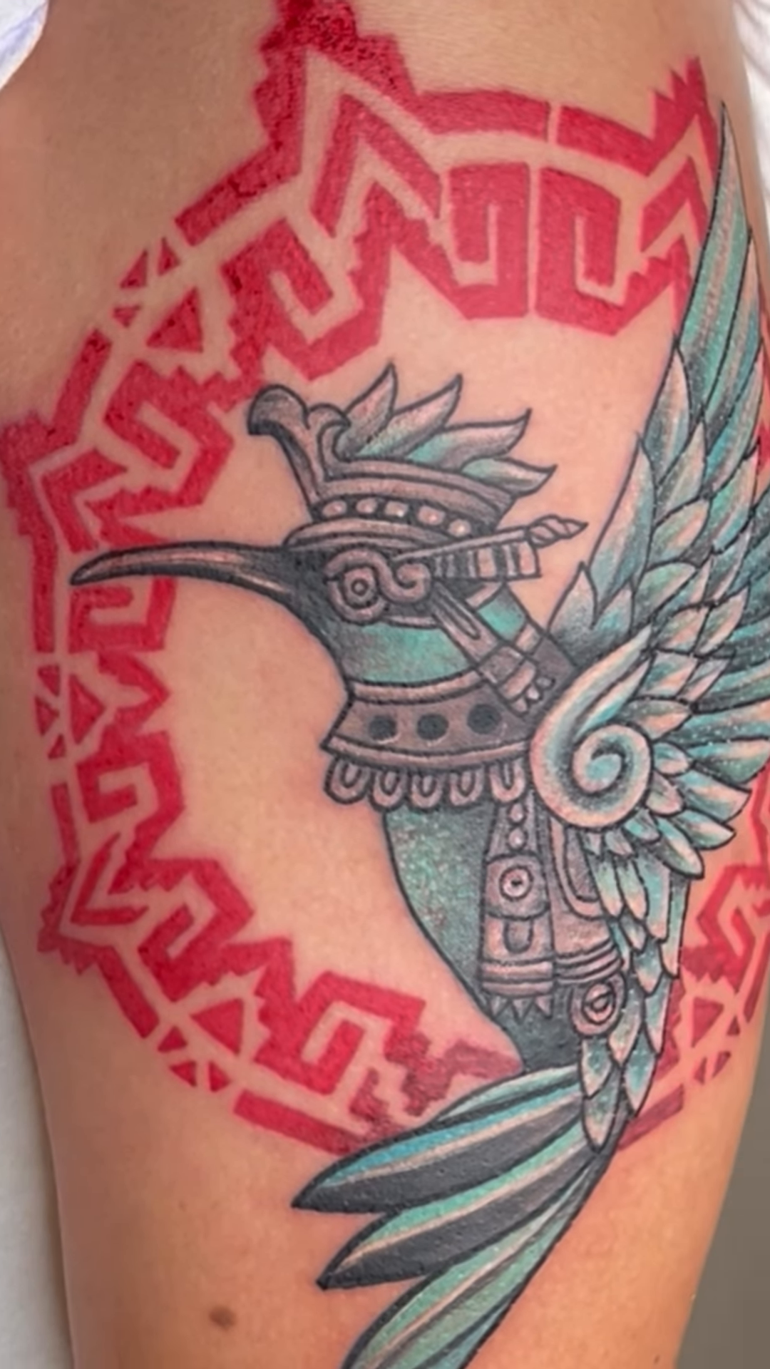 Tattoo by @thecatrinaink — geometric, black_and_grey