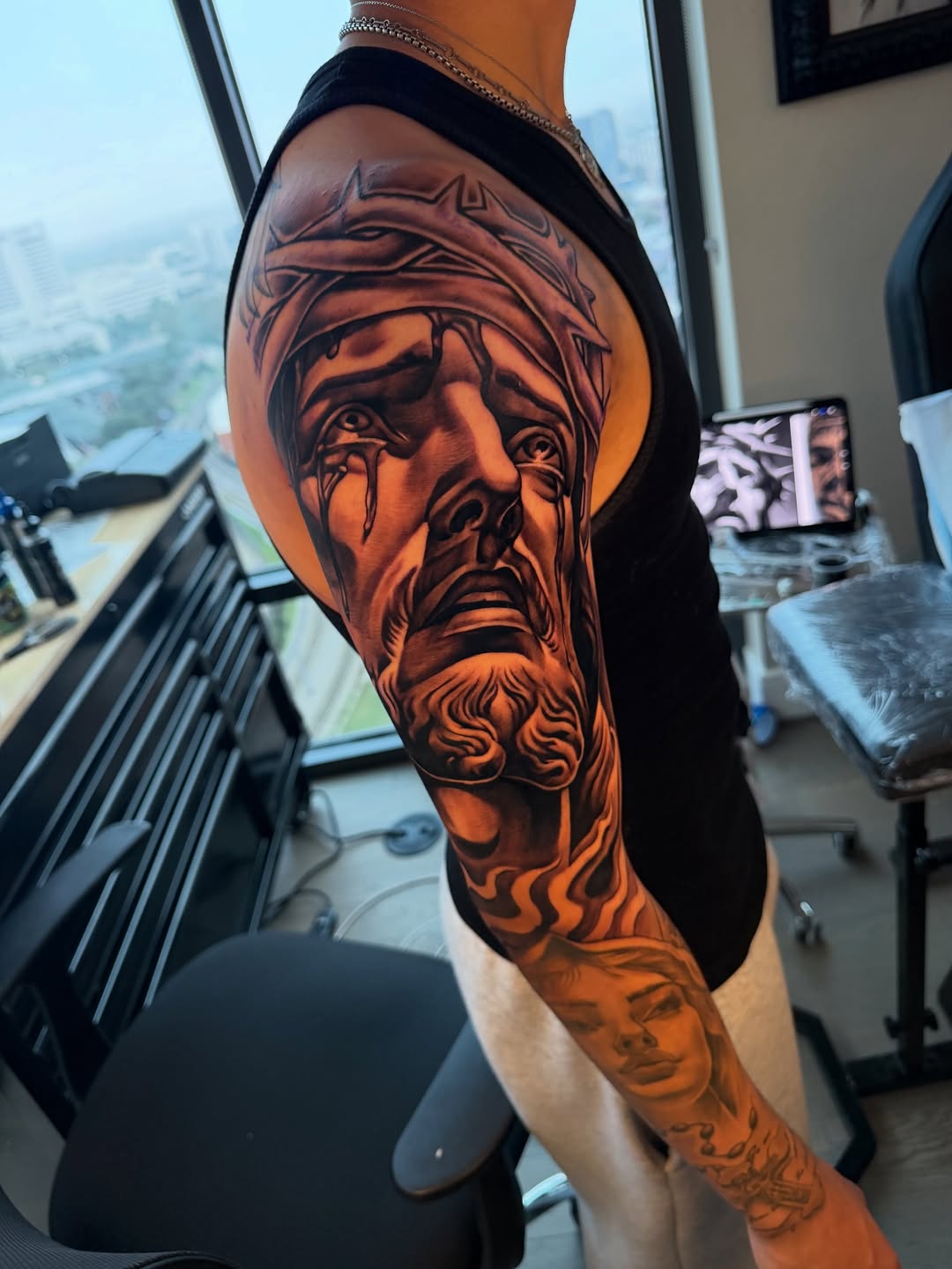 Tattoo by @thejoshacosta — realism, black_and_grey
