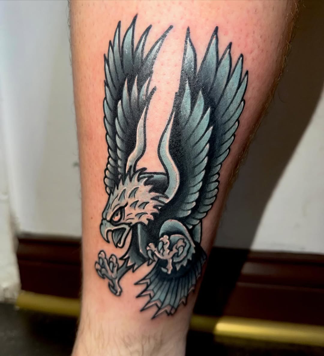 Tattoo by @barbedwireinktattoos — american_traditional