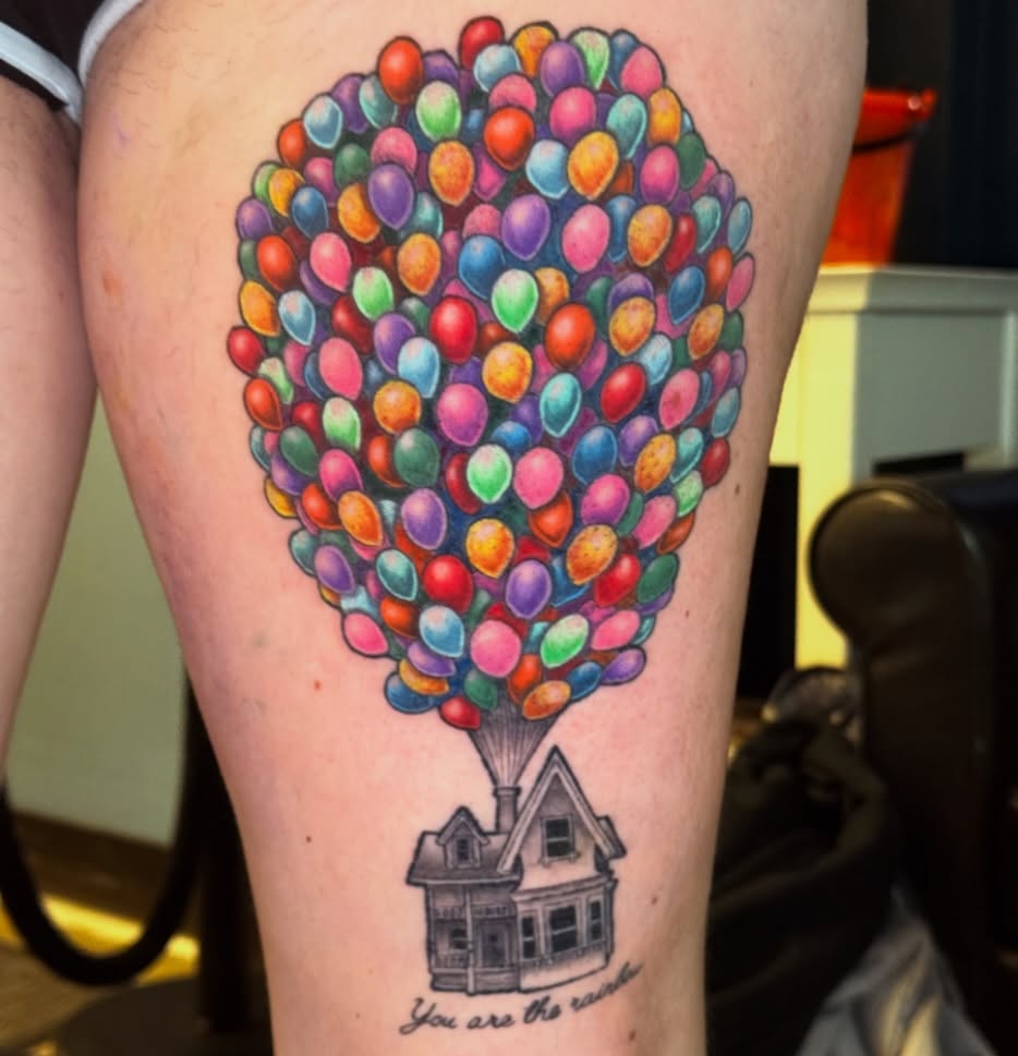 Tattoo by @inkyfruits — dotwork, realism