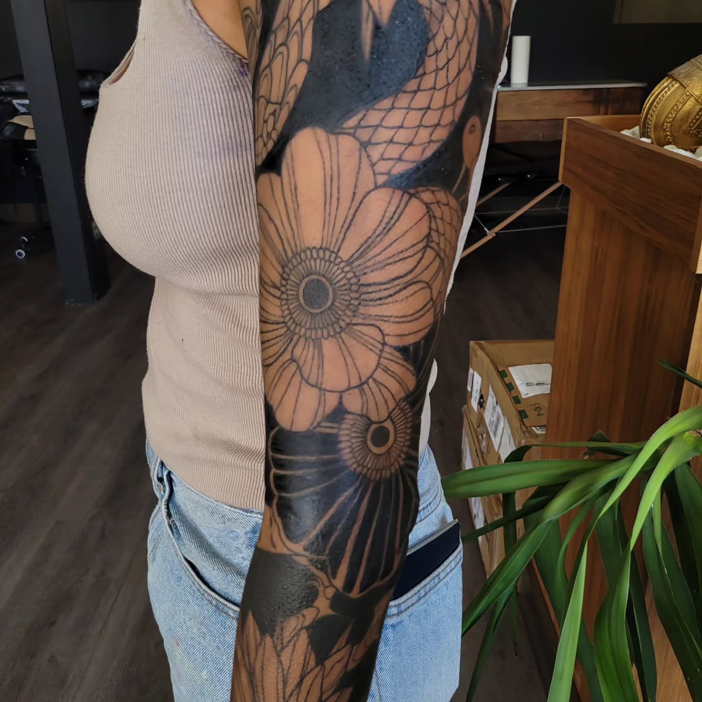 Tattoo by @aqua.suntattoos — black_and_grey