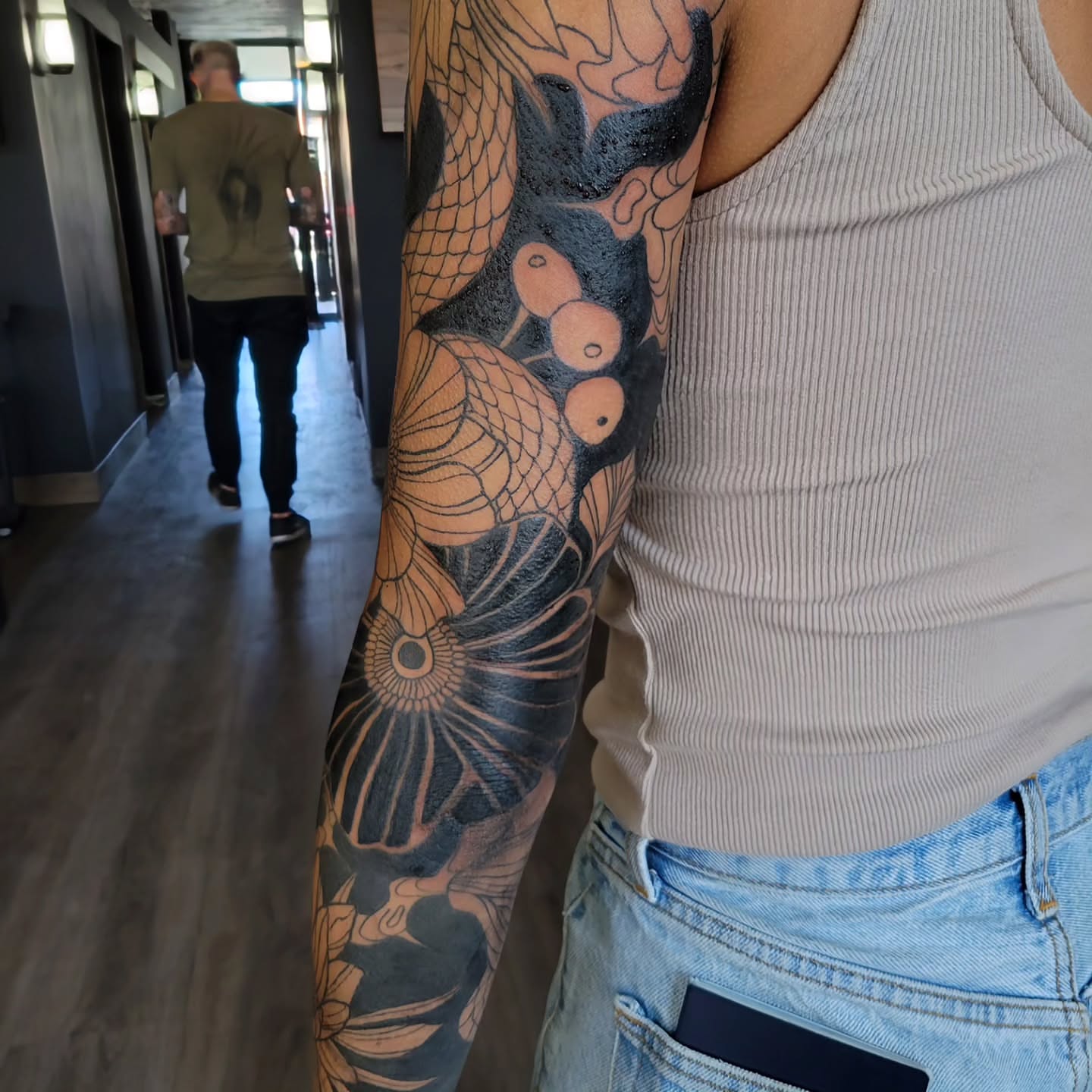 Tattoo by @aqua.suntattoos — black_and_grey