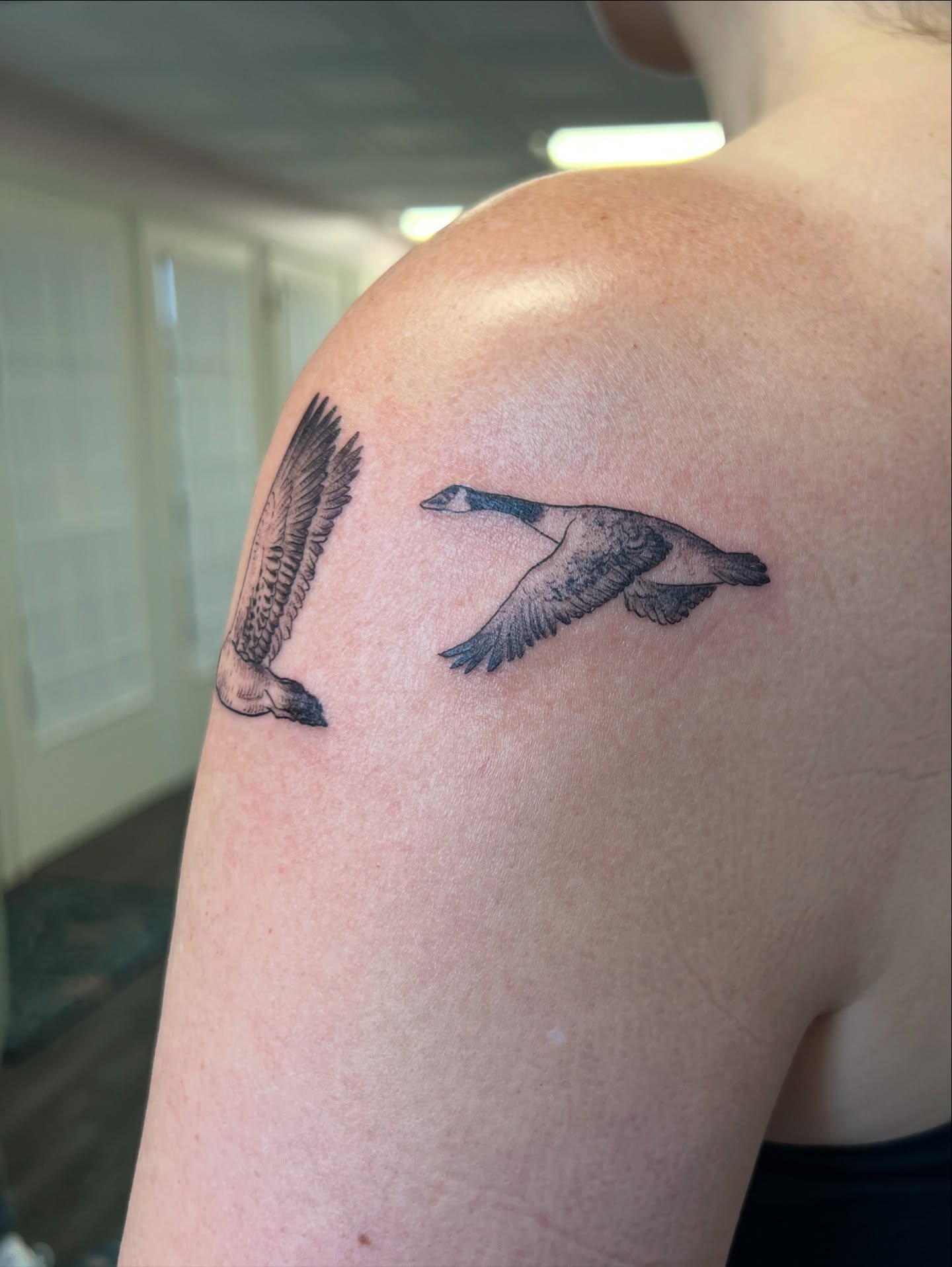 Tattoo by @shashonna — black_and_grey
