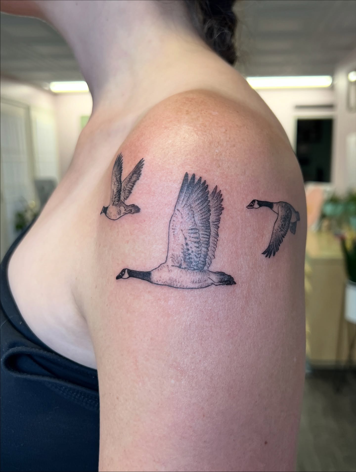 Tattoo by @shashonna — black_and_grey