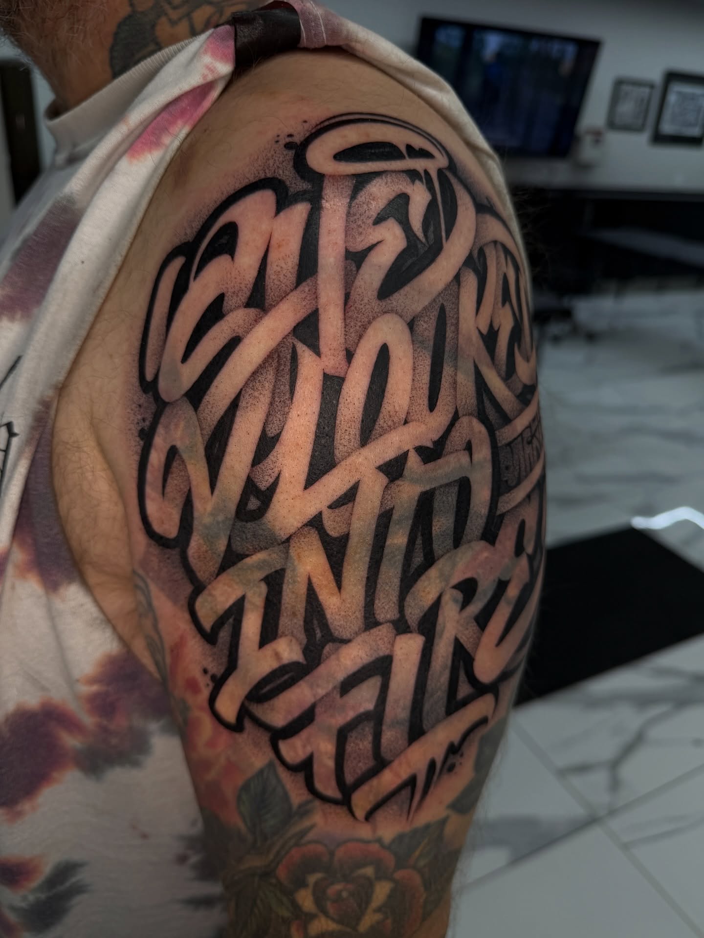 Tattoo by @angelstat2 — lettering_script