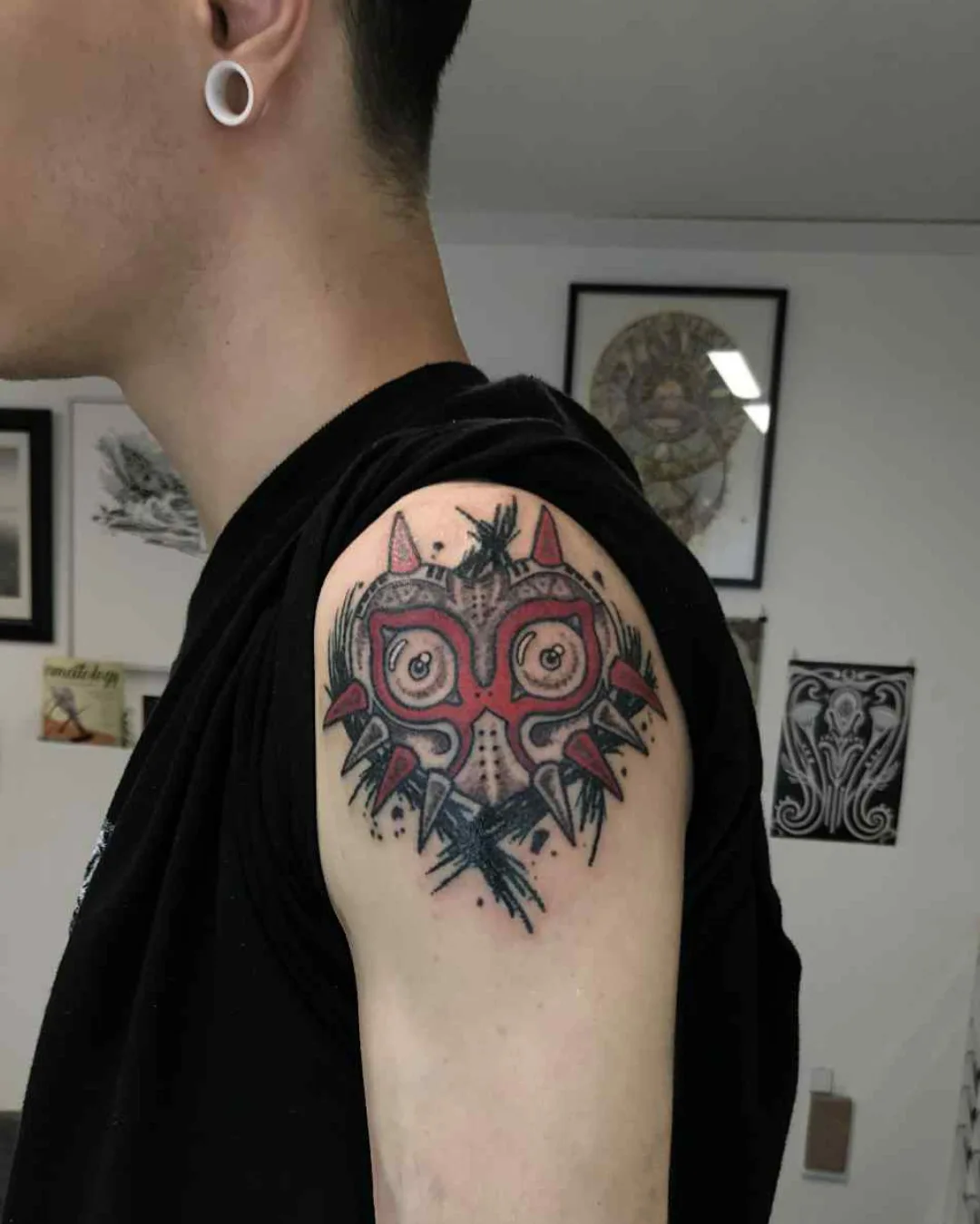 Tattoo by @khymmoon — geometric, dotwork