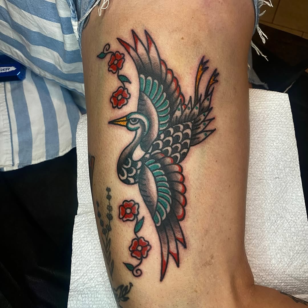 Tattoo by @aintyourcowgirl — american_traditional