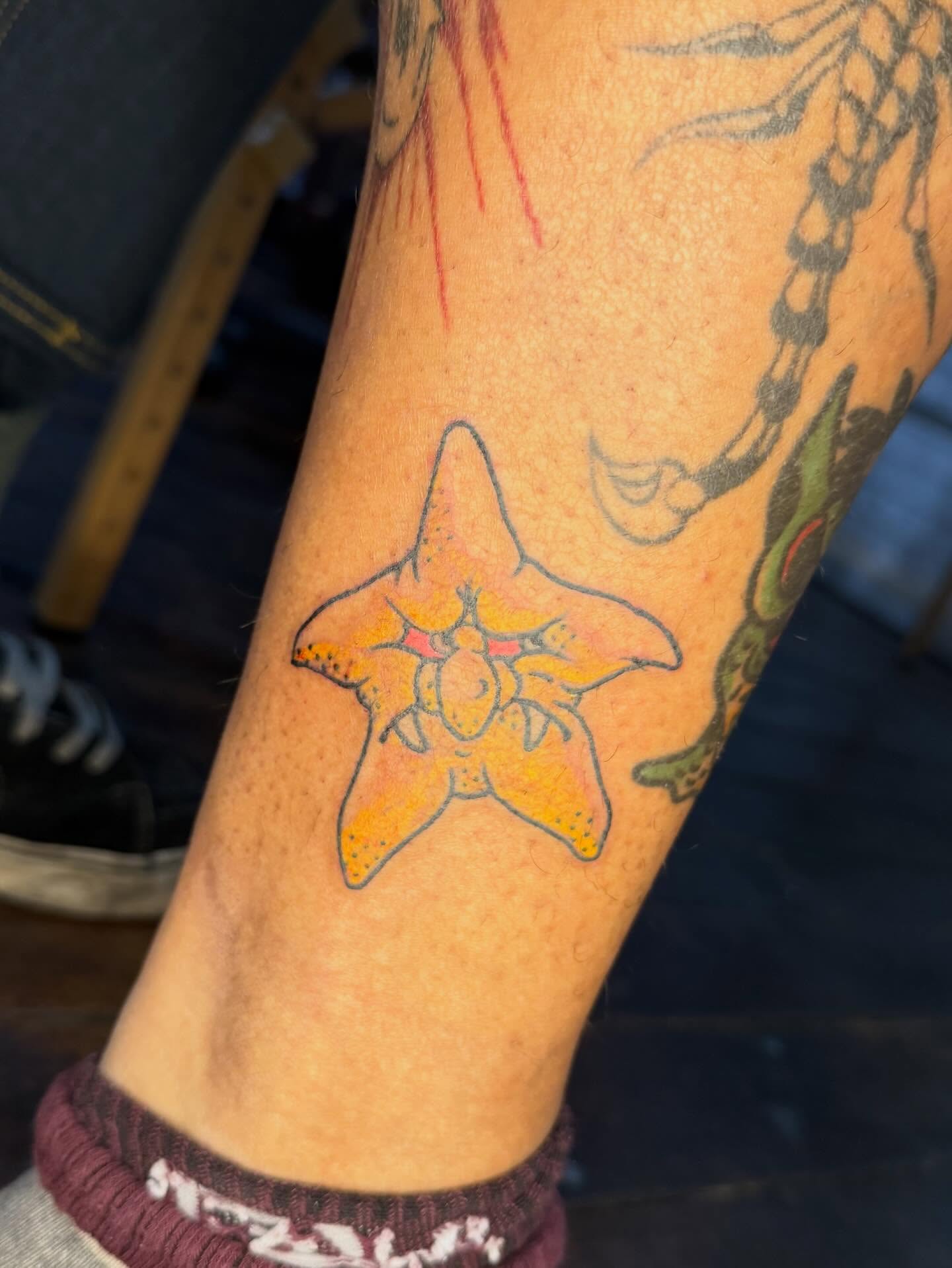 Tattoo by @nanumike_tats — watercolor
