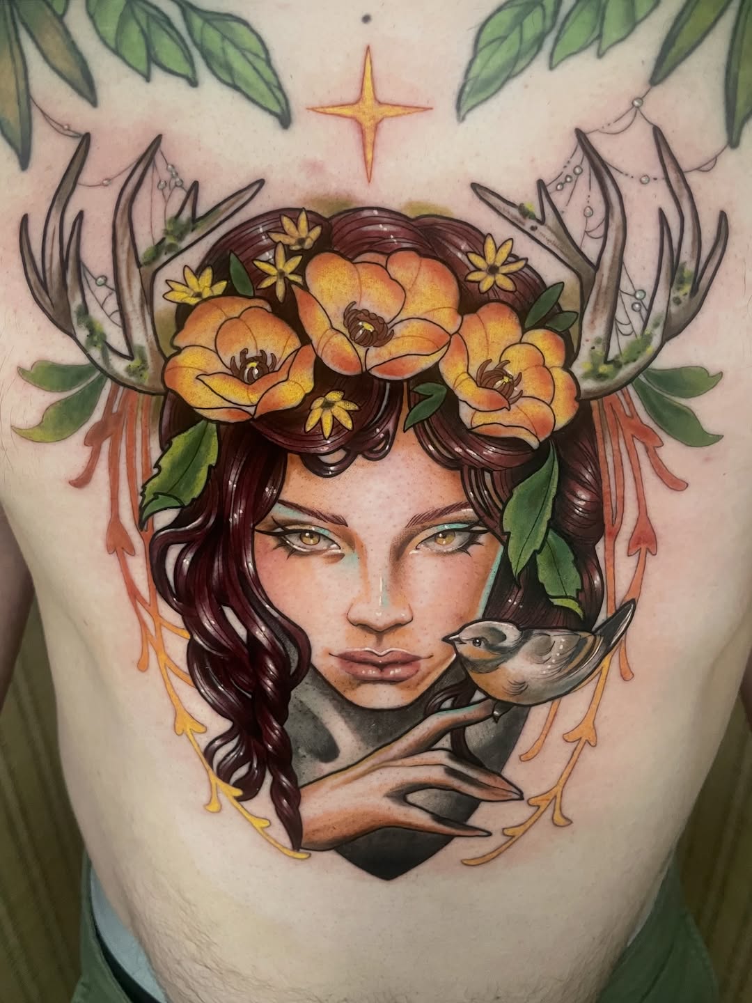 Tattoo by @erinhainestattoos — realism, neo_traditional