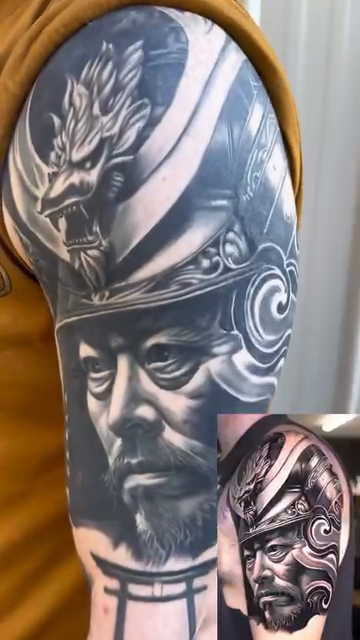 Tattoo by @yeinstattoos — realism, japanese_irezumi