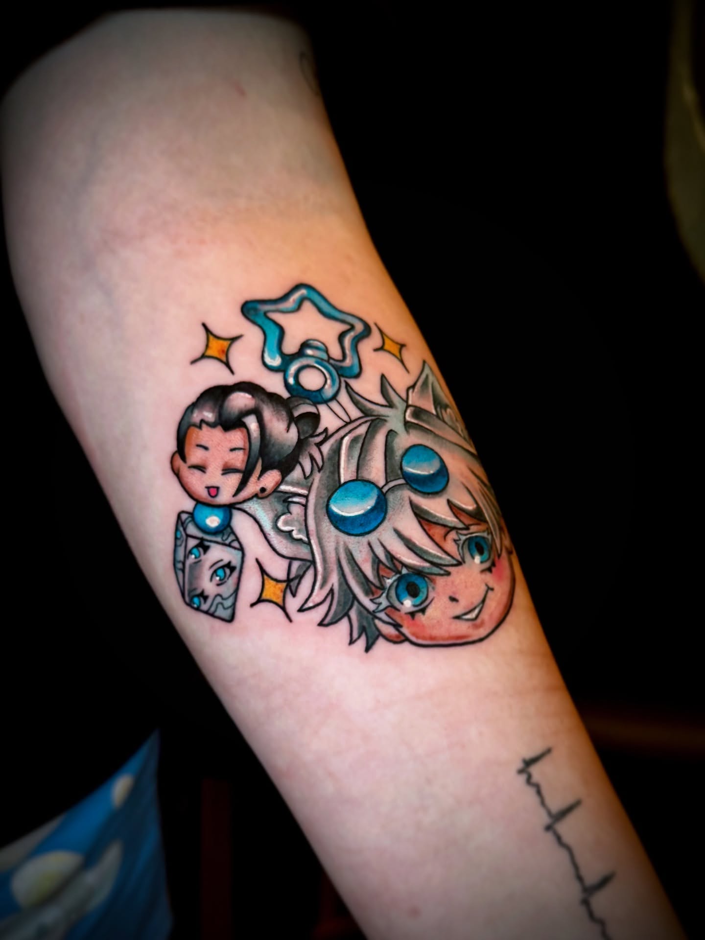 Tattoo by @silverie_inks β anime