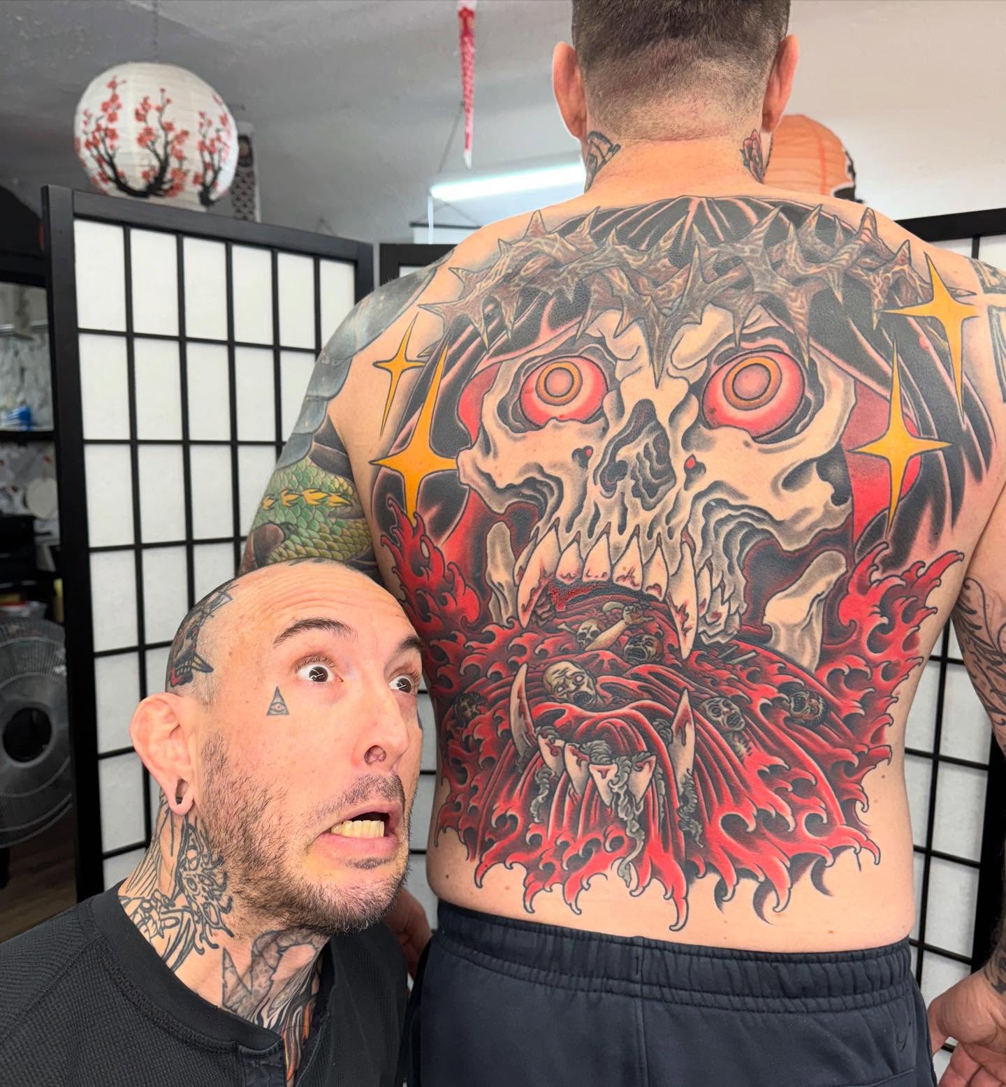 Tattoo by @mountains_of_flesh — dark_realism, japanese_irezumi