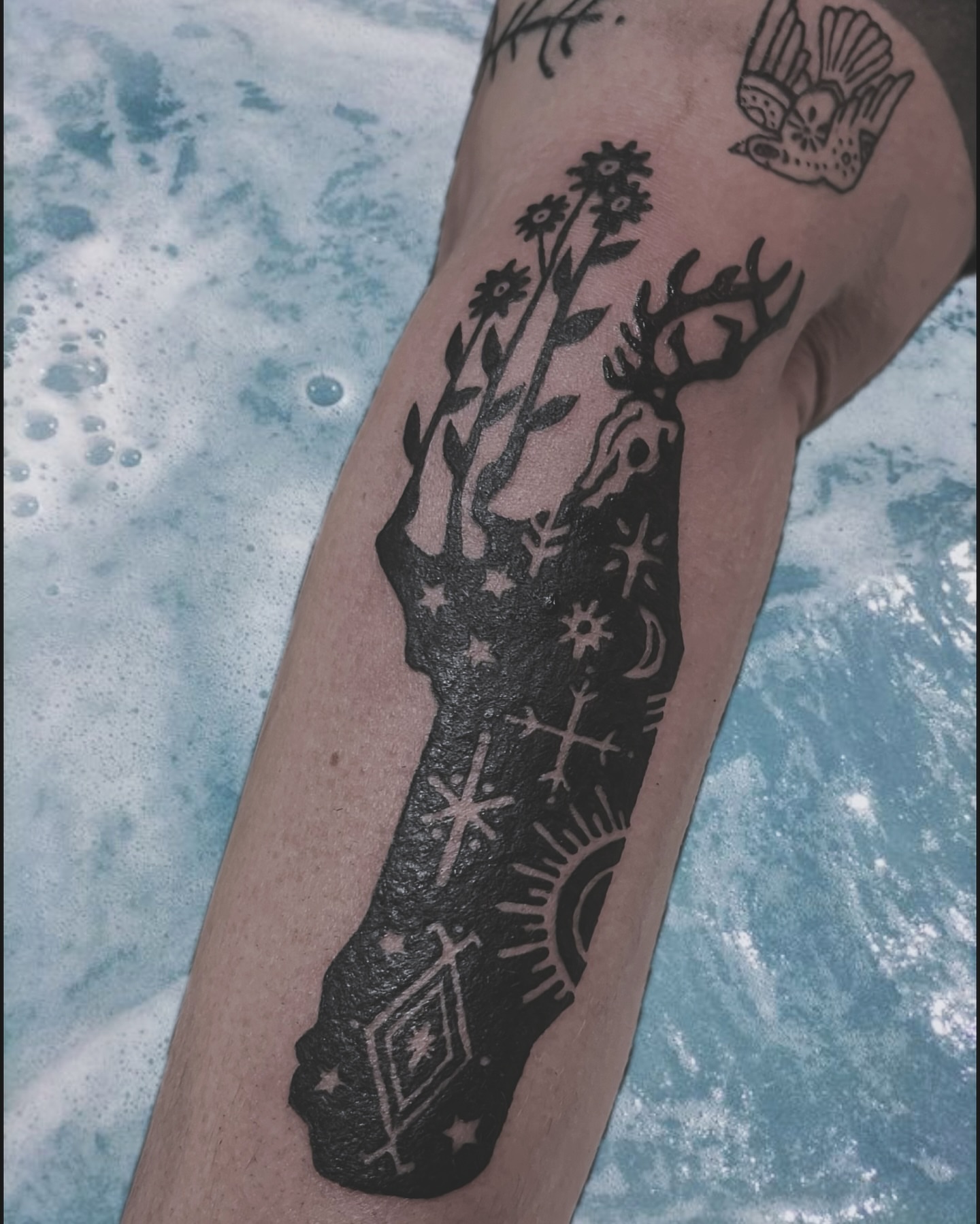 Tattoo by @walrus_milk — black_and_grey