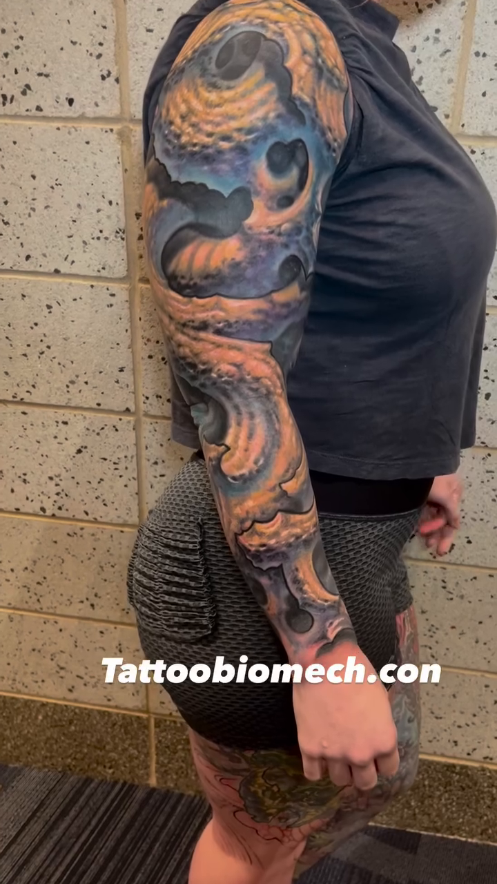 Octopus tentacles realism tattoo by Ty McEwen Tattoo Artist │ Bioorganic │