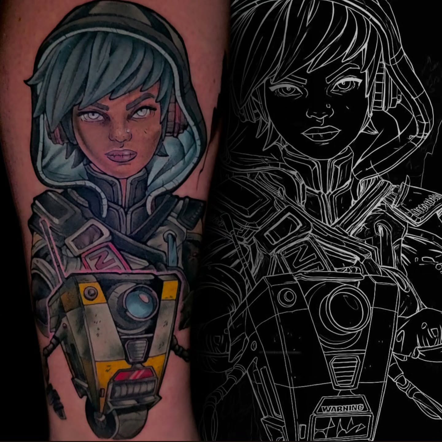 Tattoo by @levi_tattoos — realism, anime