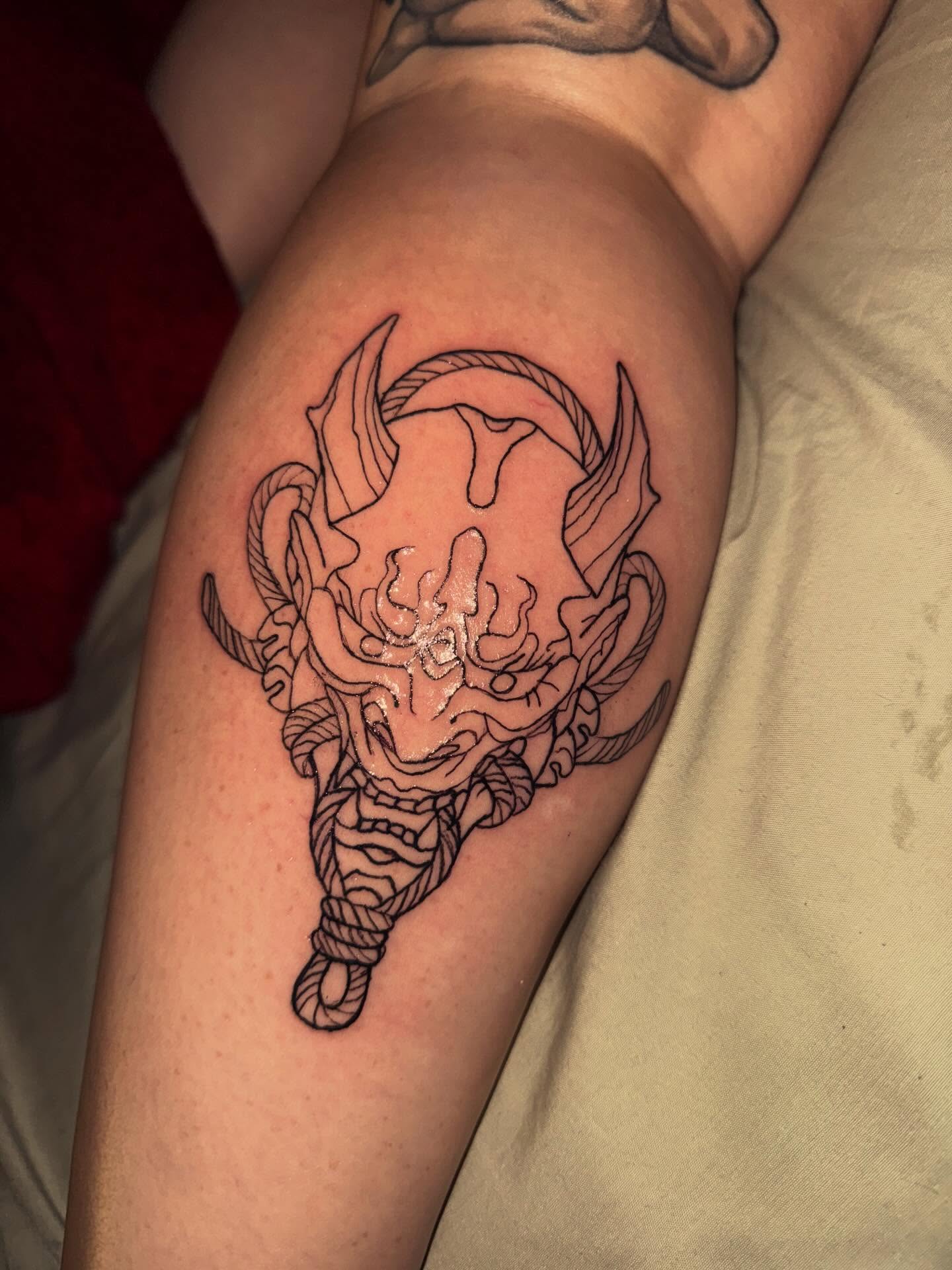 Tattoo by @kodas_tattoos — black_and_grey