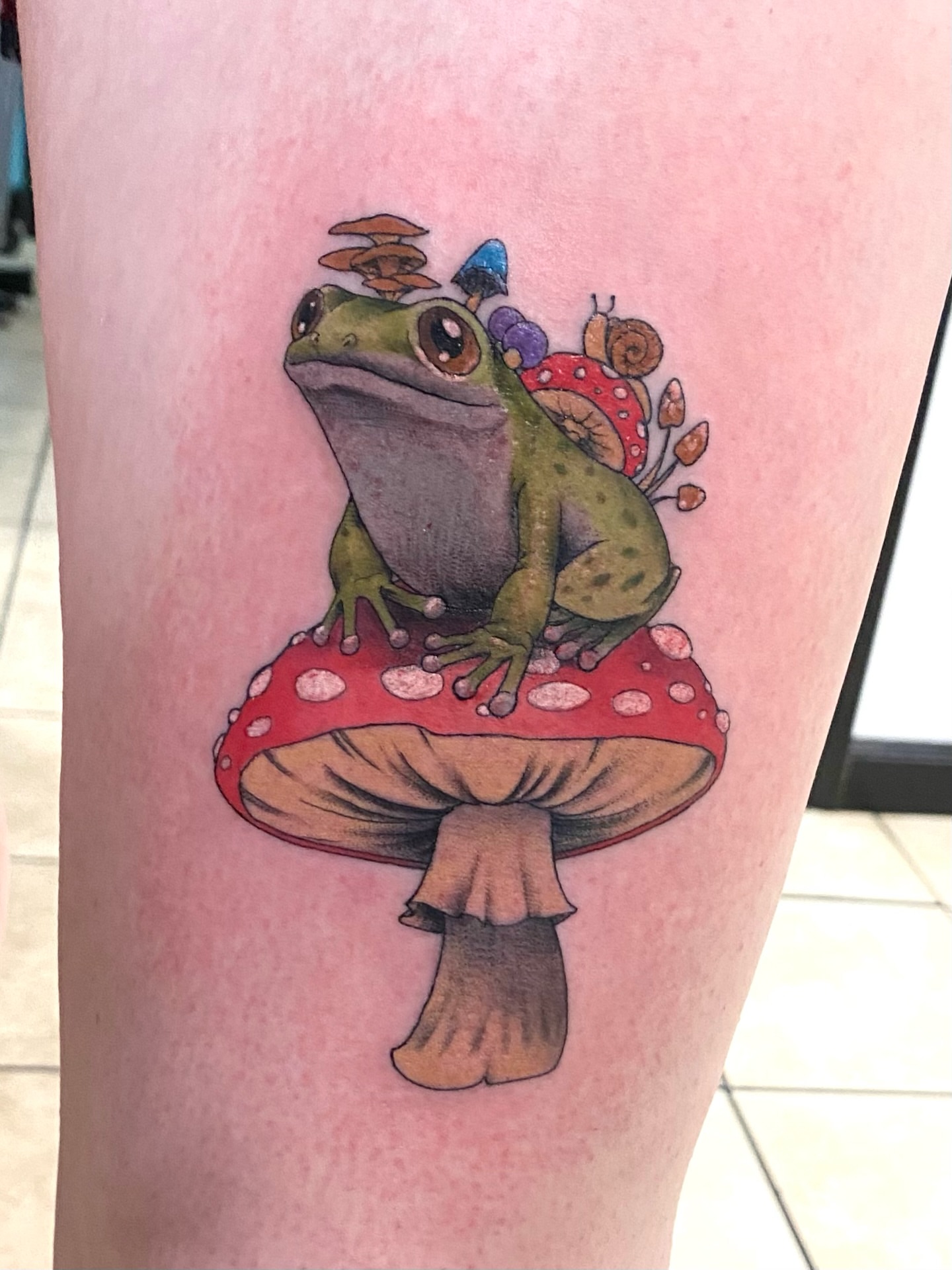Tattoo by @tonitakaaa — dotwork, realism