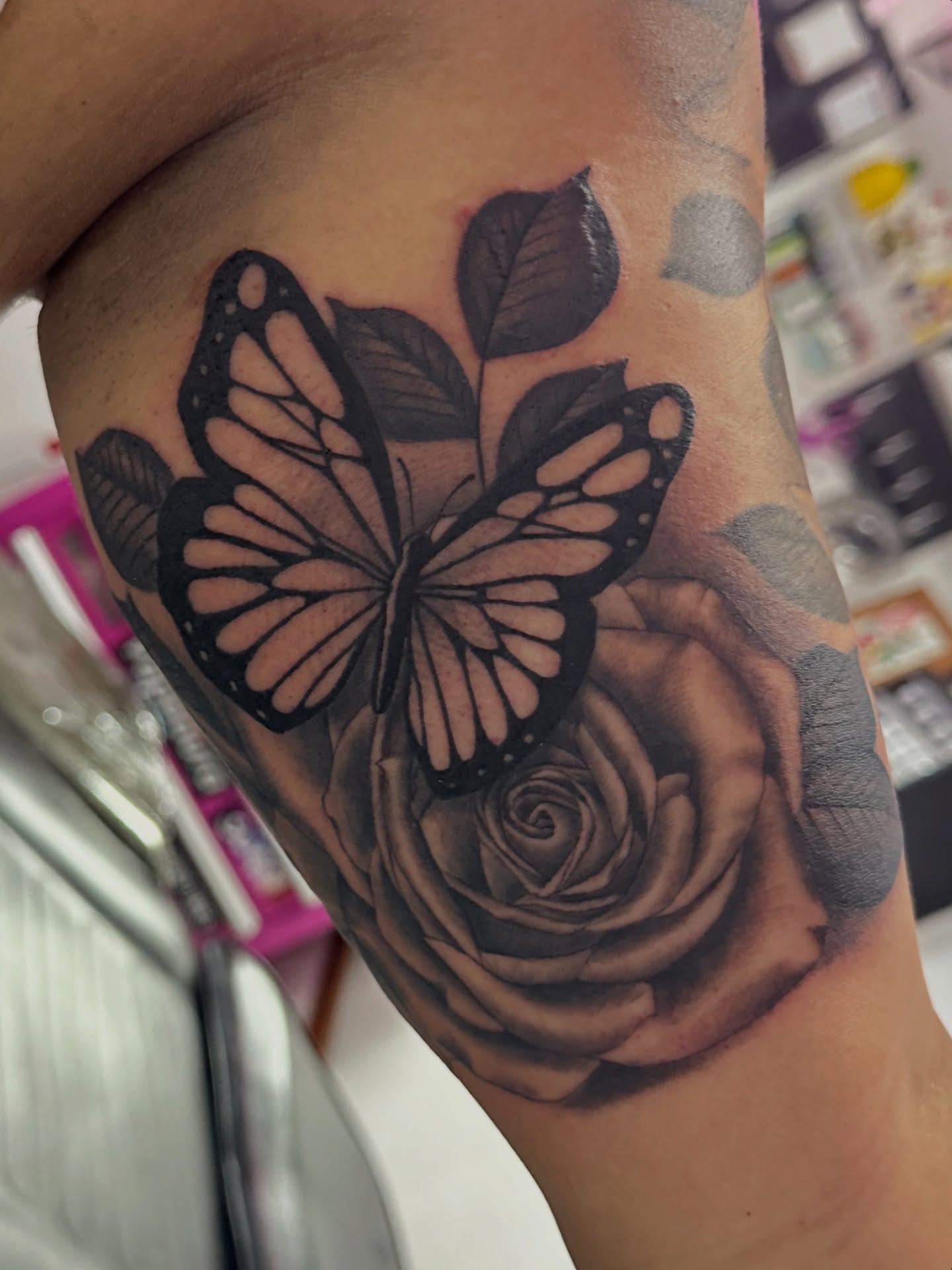 Tattoo by @tonitakaaa — black_and_grey, realism