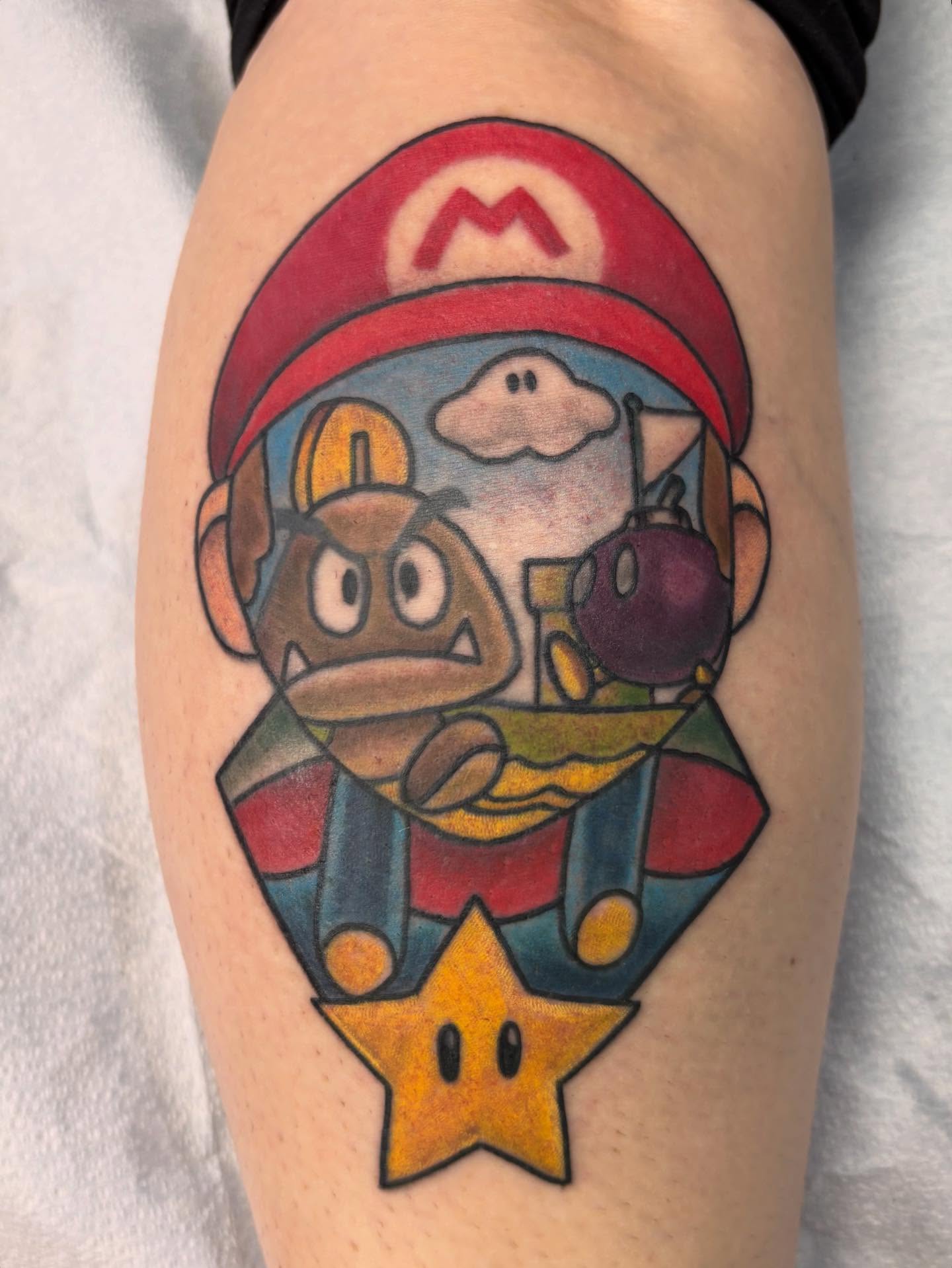 Tattoo by @botanicalsabbath โ new_school, anime