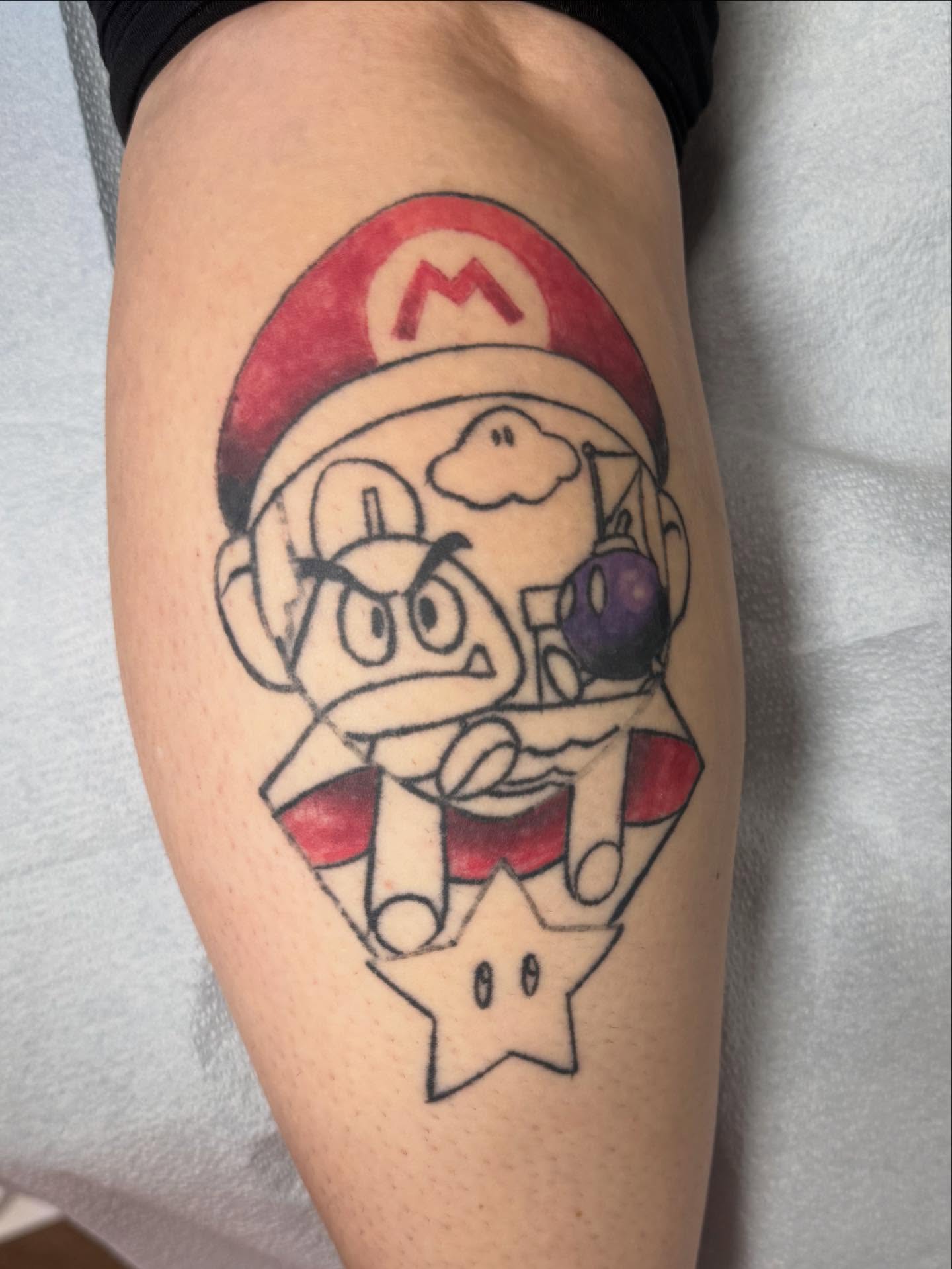 Tattoo by @botanicalsabbath โ new_school, anime