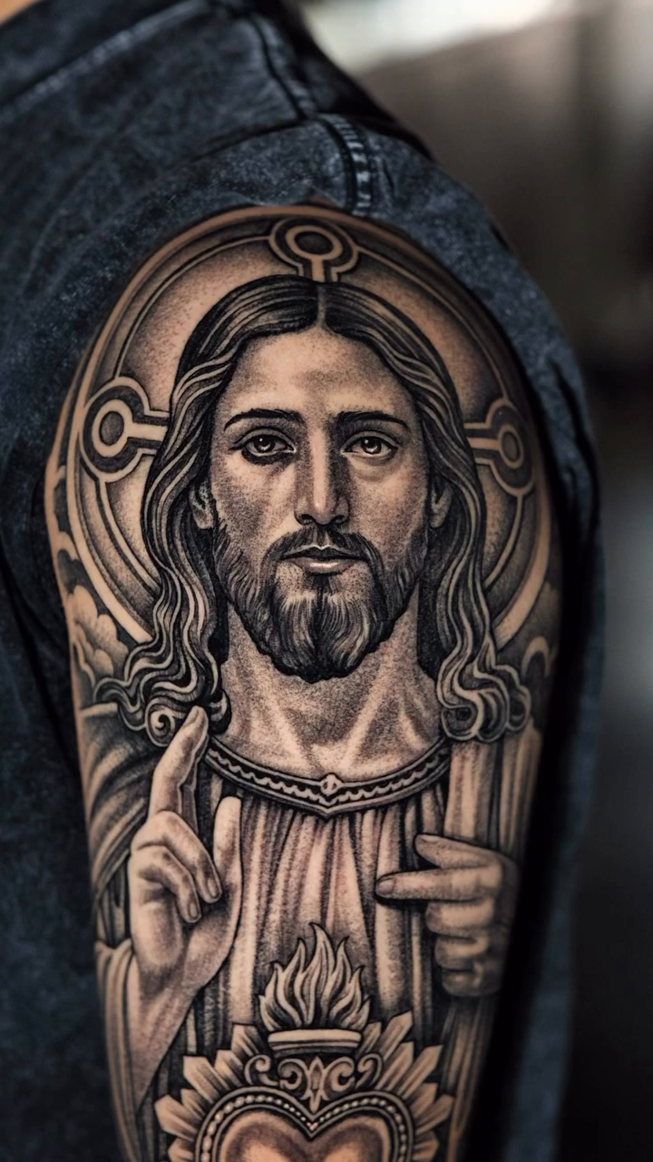 Tattoo by @jackitsforever — realism, black_and_grey