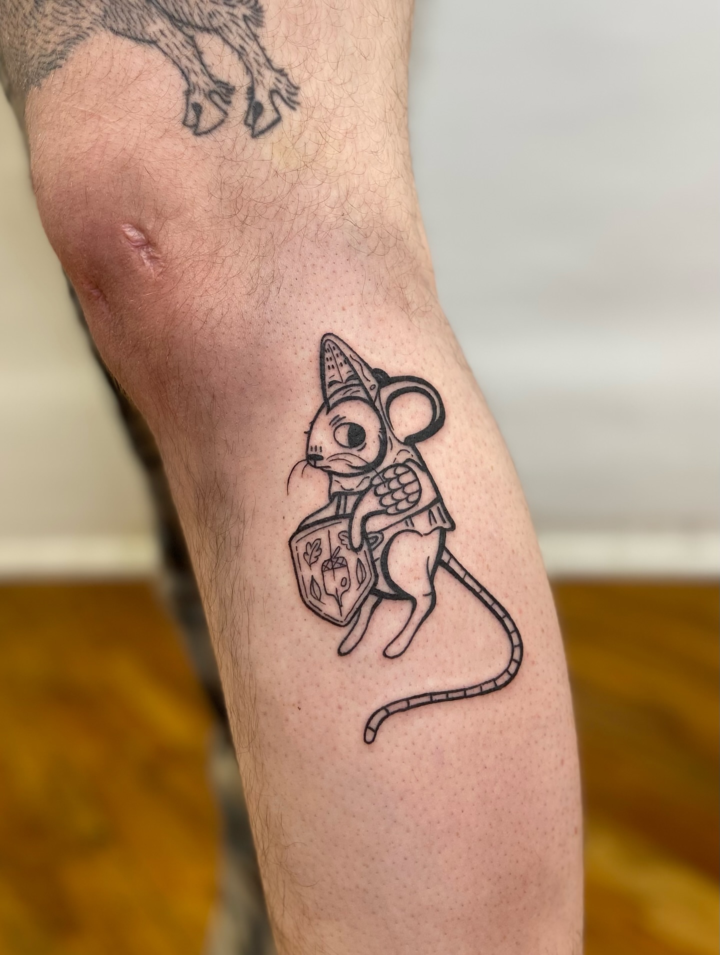Tattoo by @cathbraungrenier — black_and_grey