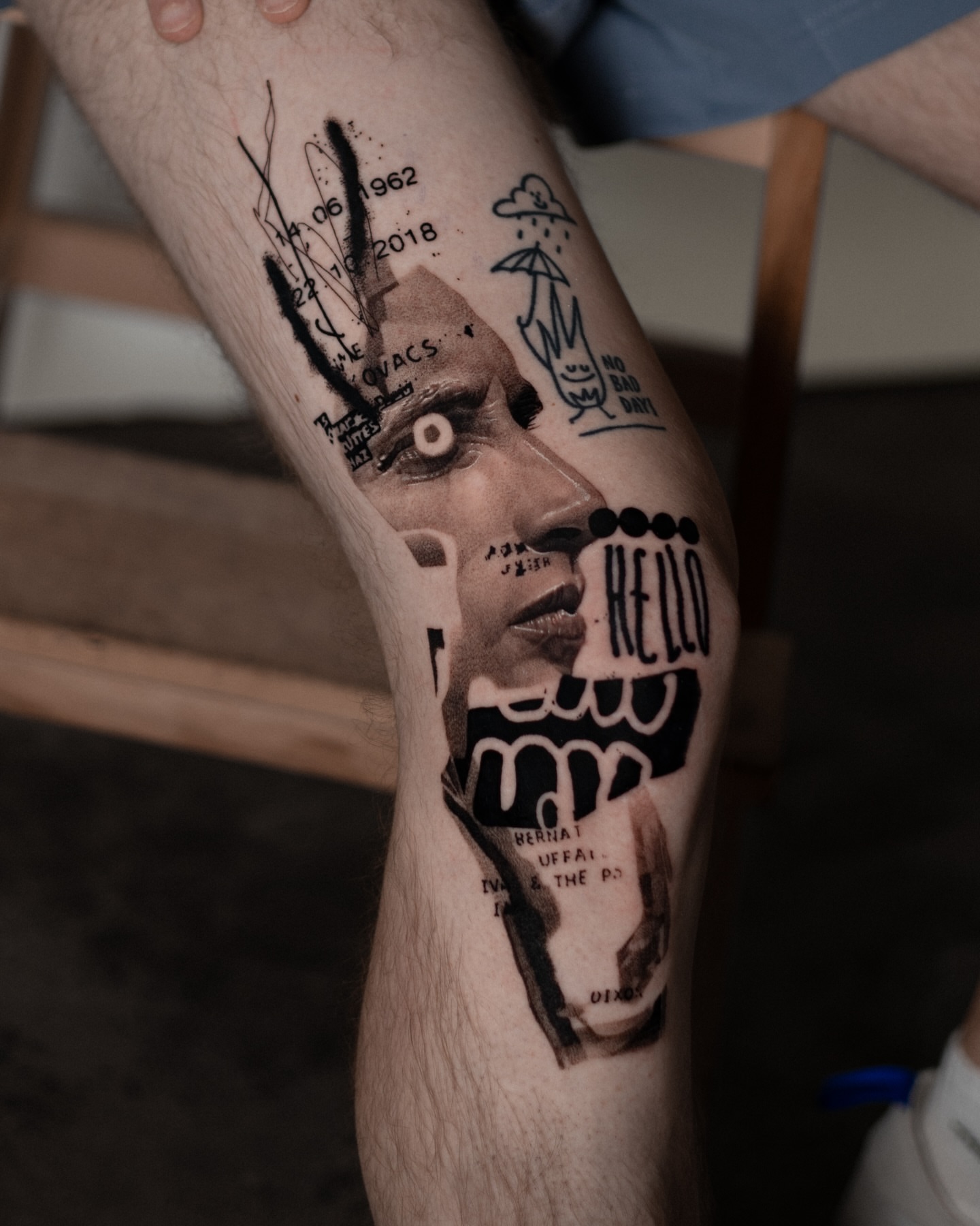 Tattoo by @comma_ttt — black_and_grey, realism