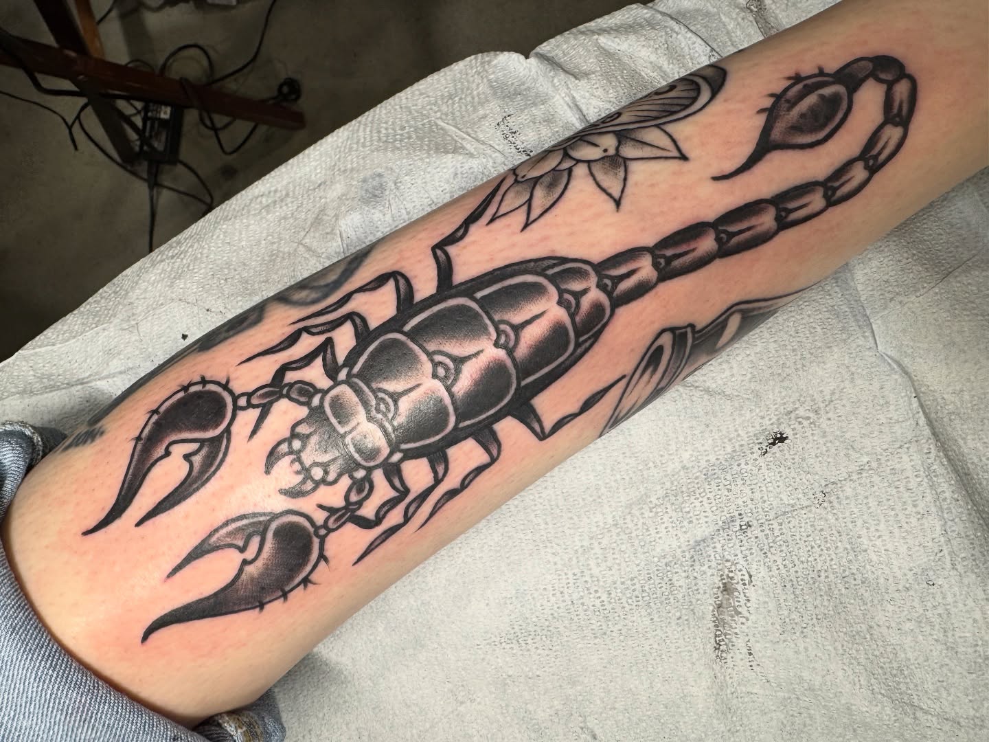 Tattoo by @midwestrick_ht — black_and_grey