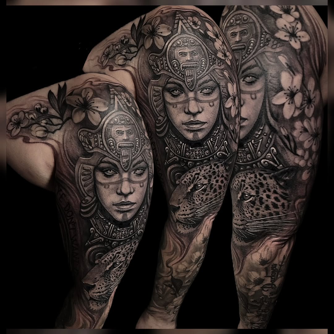 Tattoo by @lmt_customink — realism, black_and_grey
