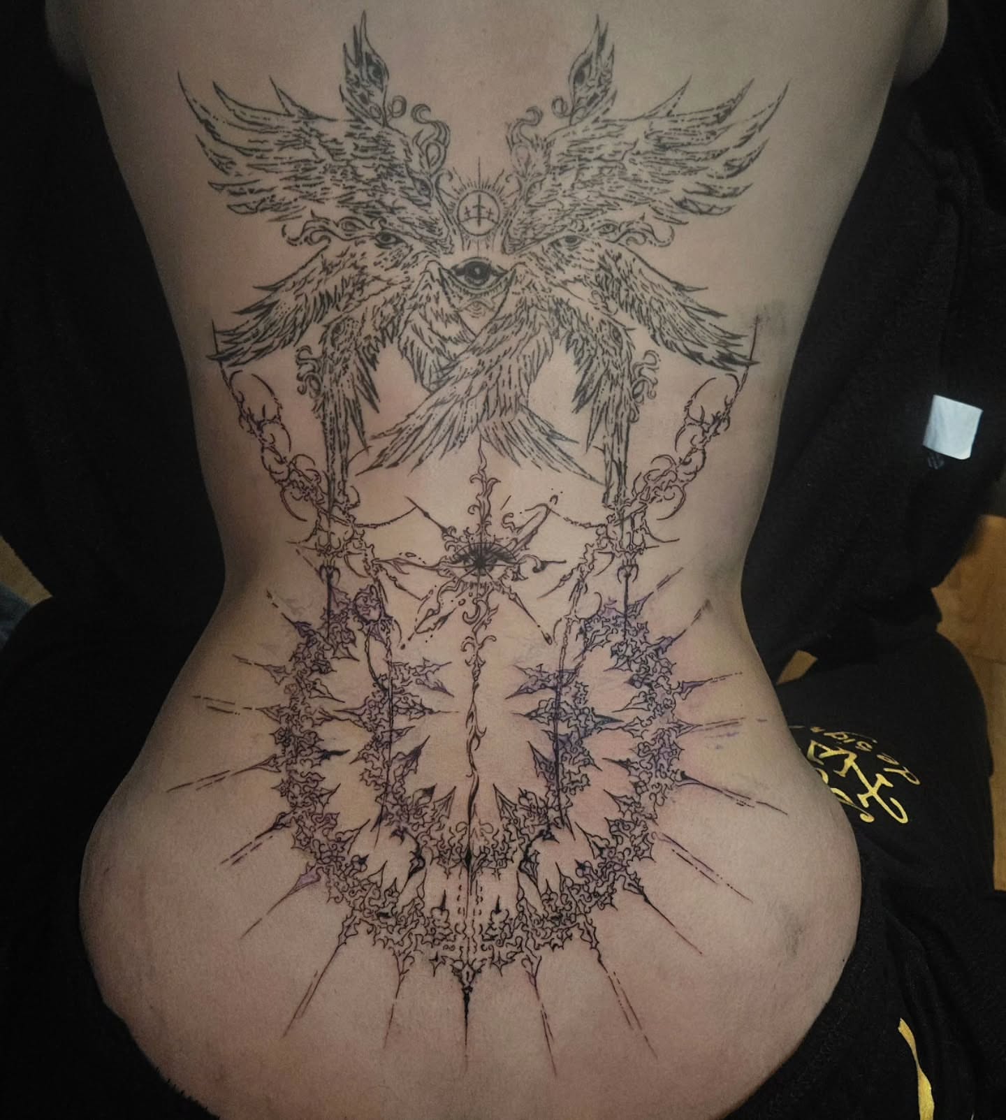 Tattoo by @prettybutpoisonink — geometric