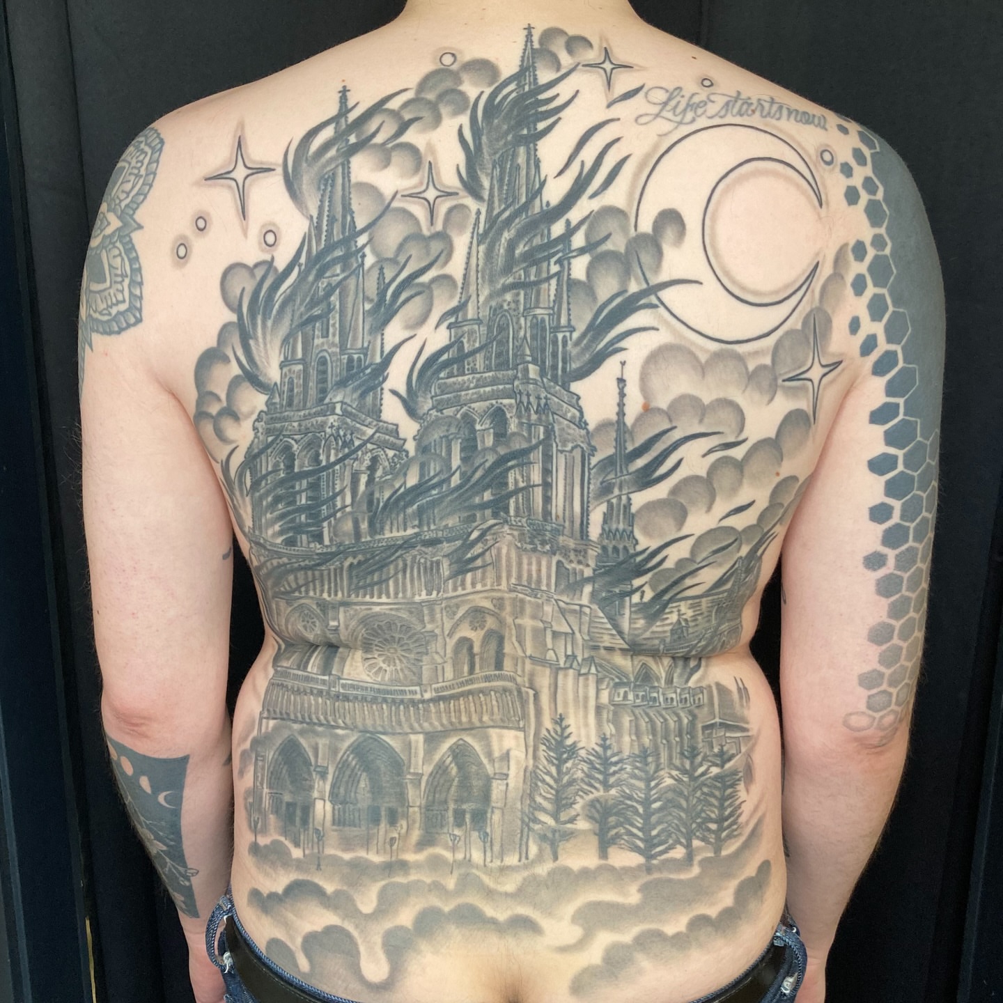 Tattoo by @chiefchadula — black_and_grey