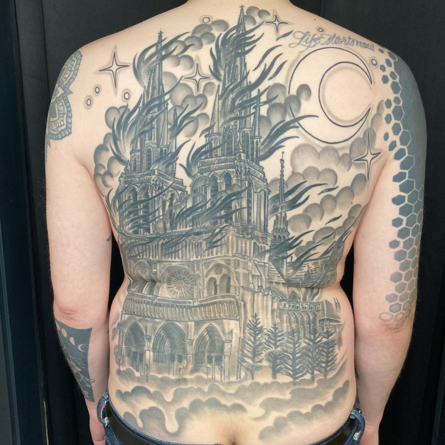 Tattoo by @chiefchadula — black_and_grey