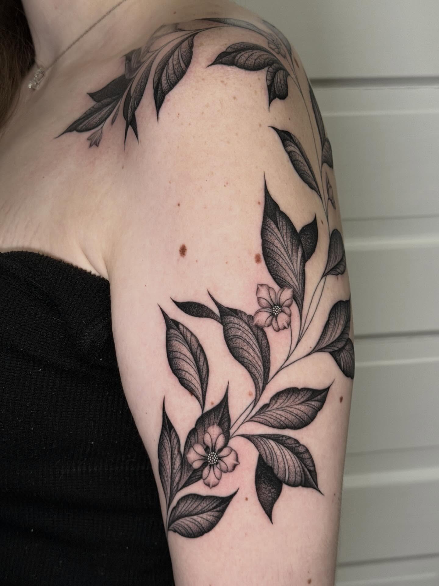 Tattoo by @_barnhill_ — black_and_grey