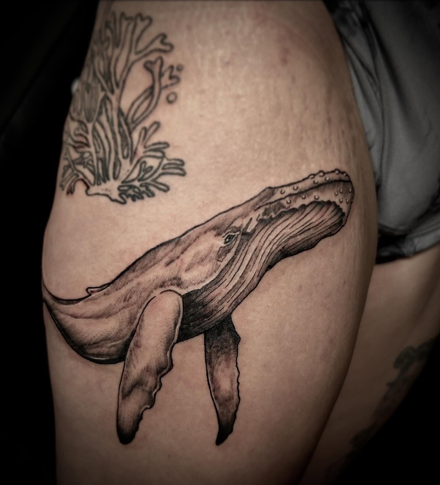 Tattoo by @emilyftattoos — black_and_grey