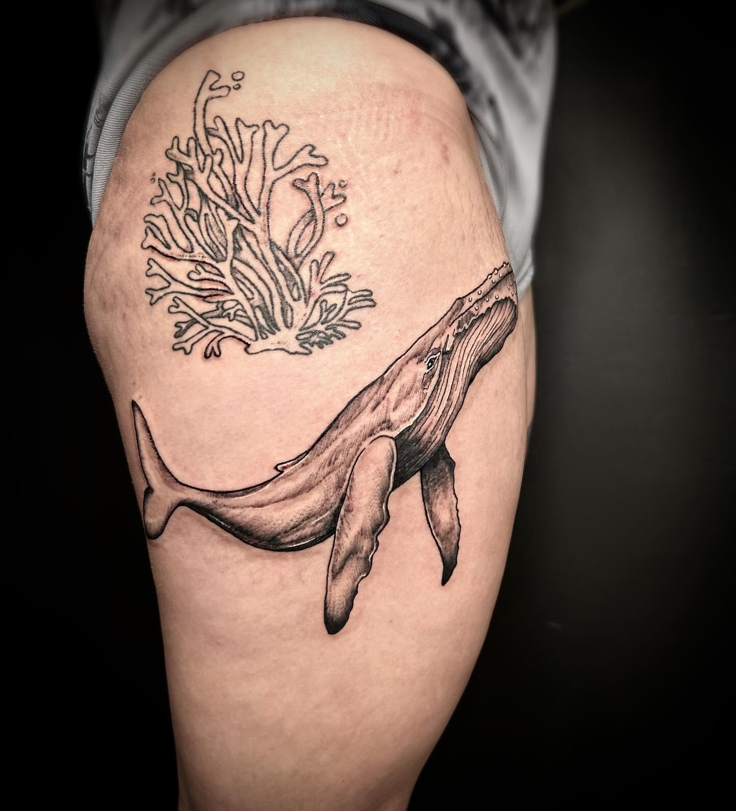 Tattoo by @emilyftattoos — black_and_grey, realism