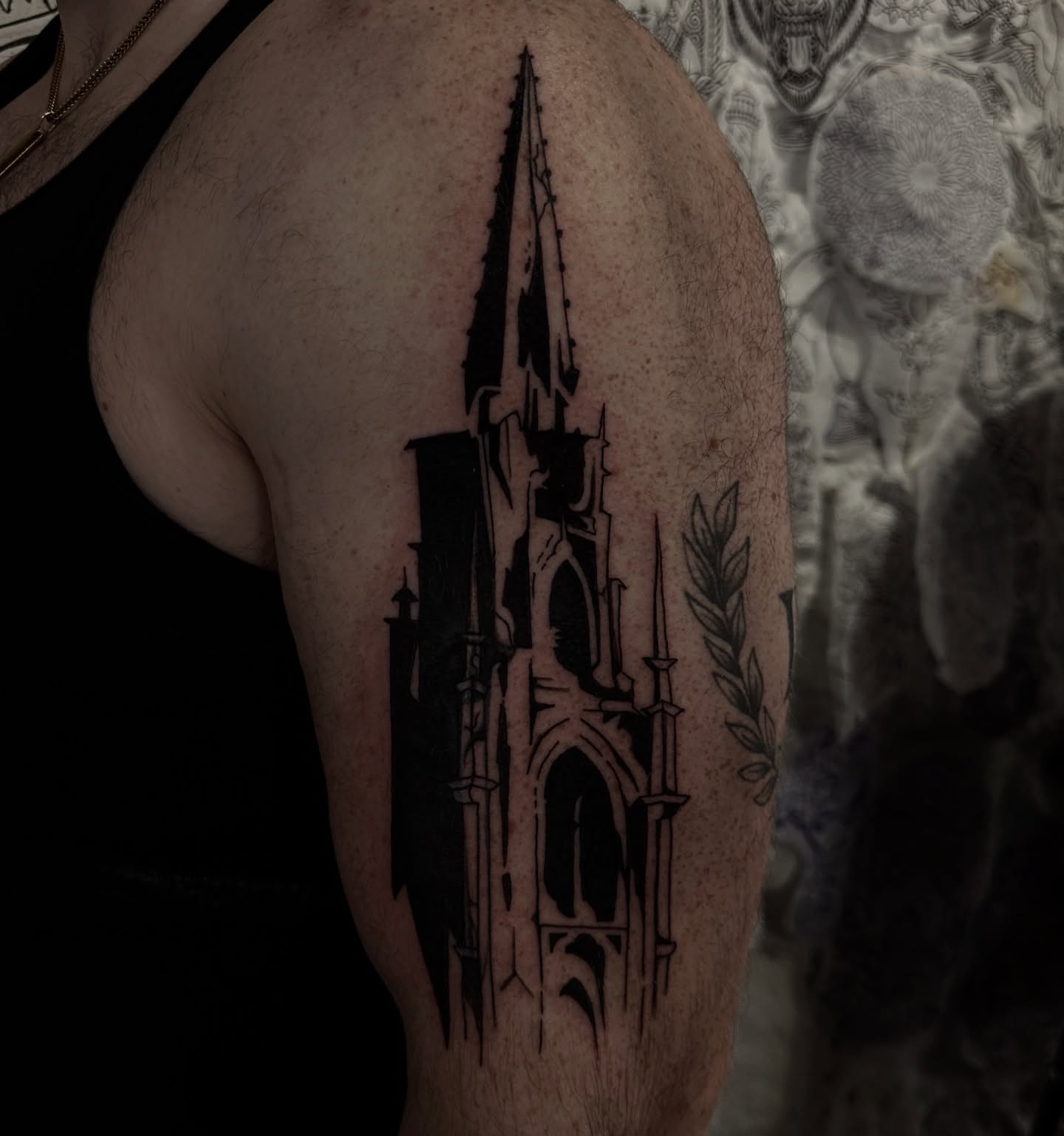 Tattoo by @countmia — black_and_grey