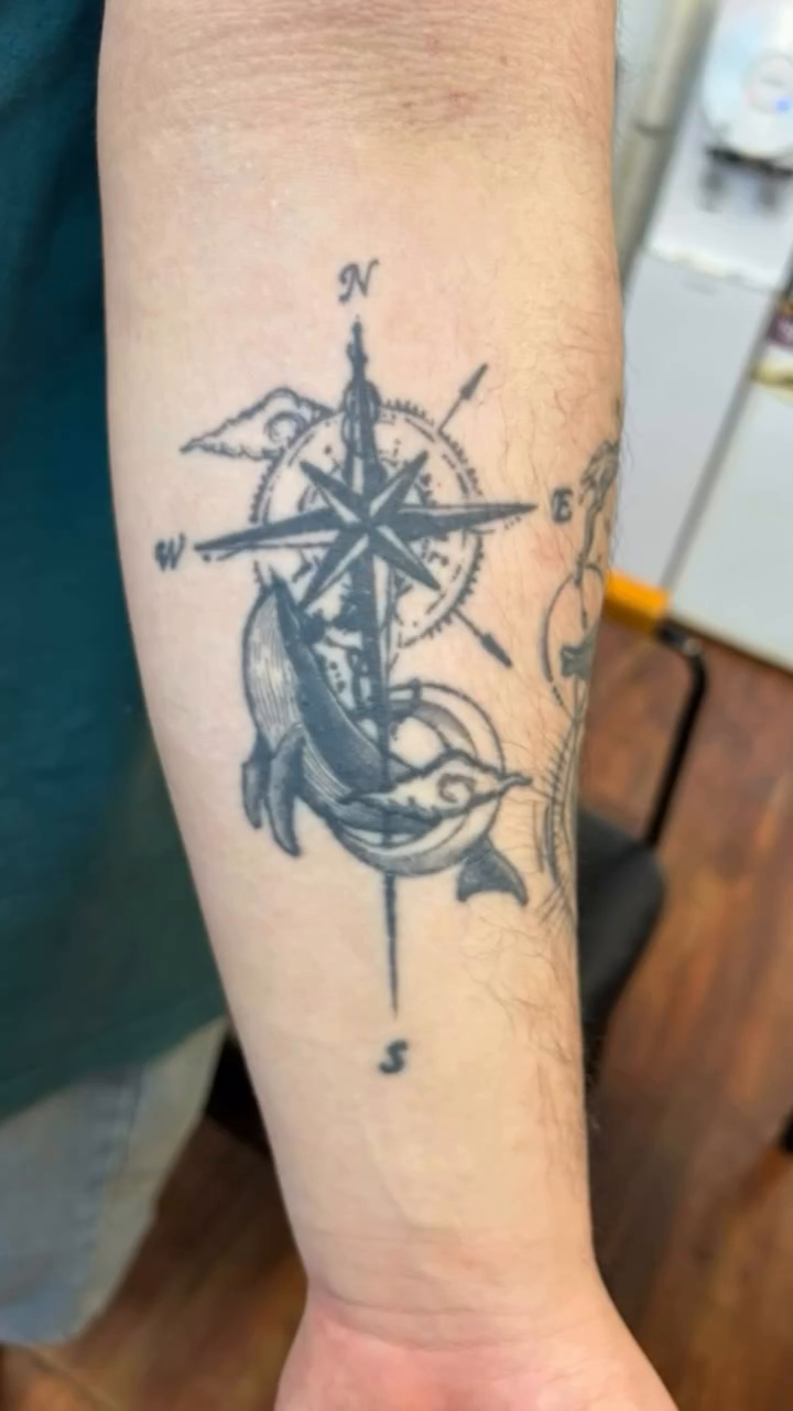 Tattoo by @tamilia_howall — black_and_grey, realism