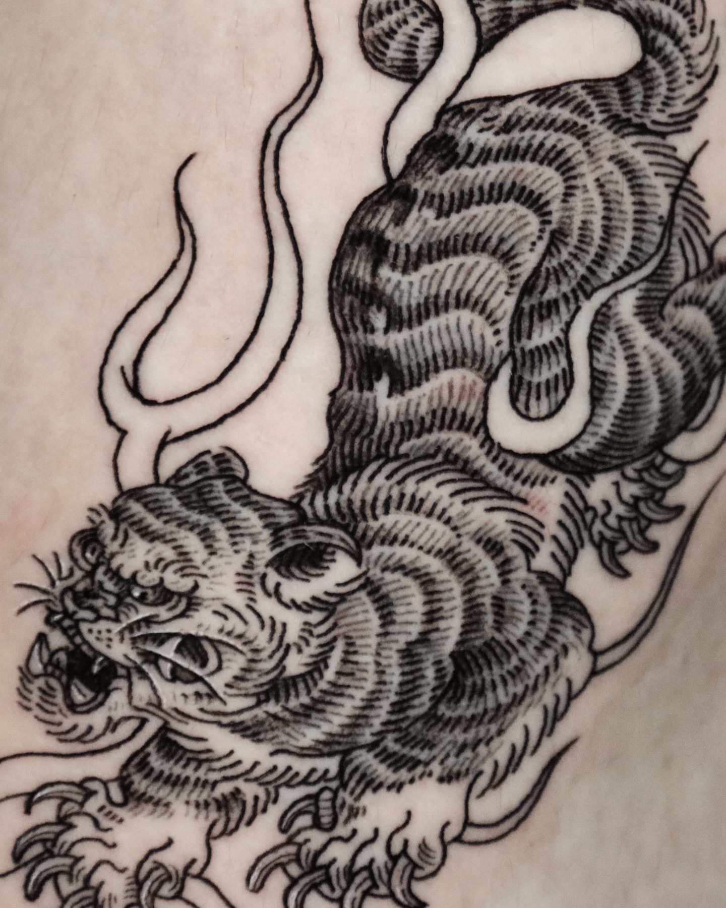 Tattoo by @gmmck_tattoo — black_and_grey