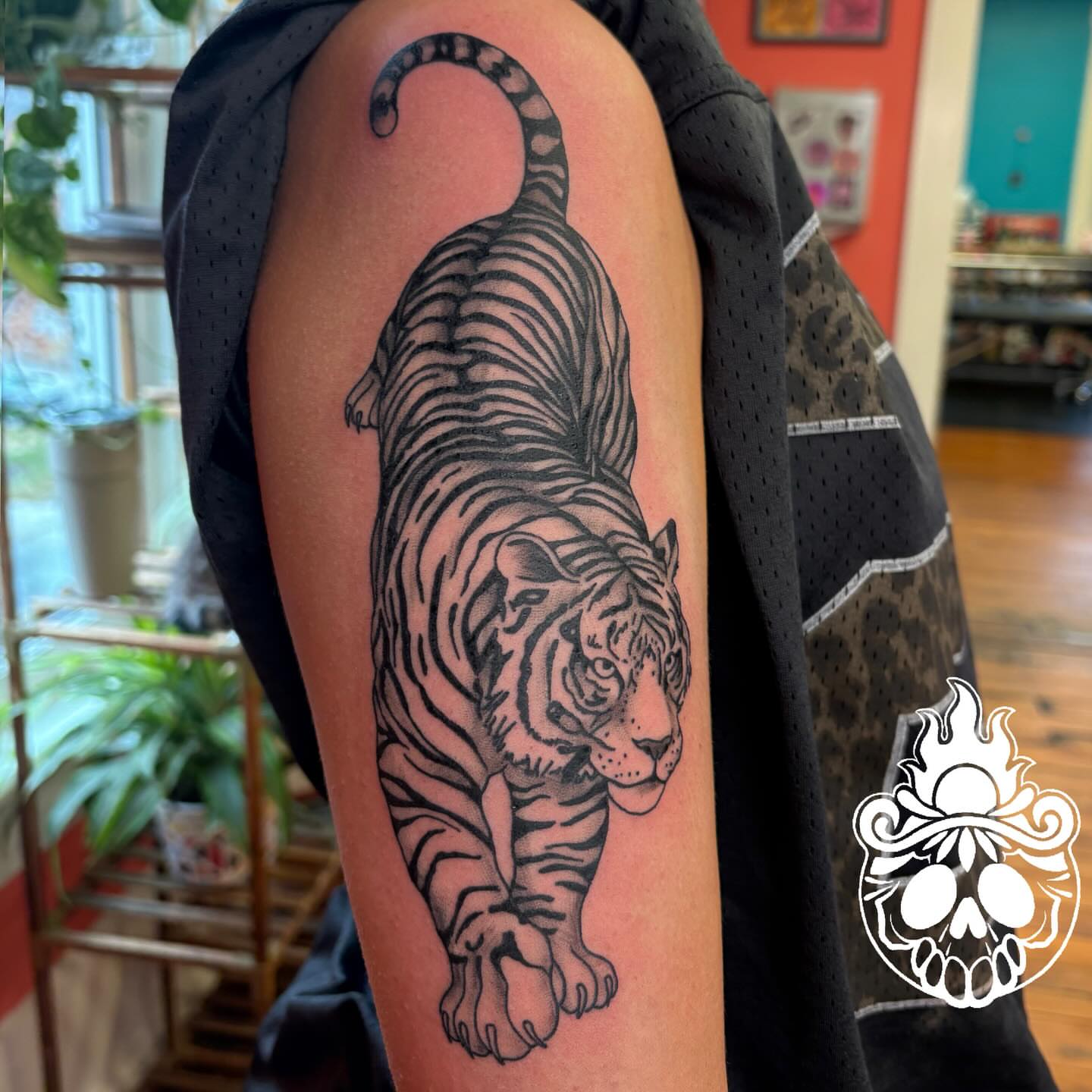 Tattoo by @nate_shahan — black_and_grey, realism
