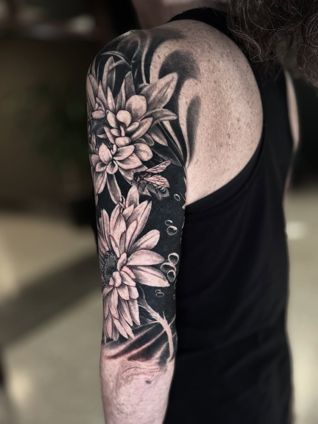 Tattoo by @abraxastattoo — black_and_grey, realism
