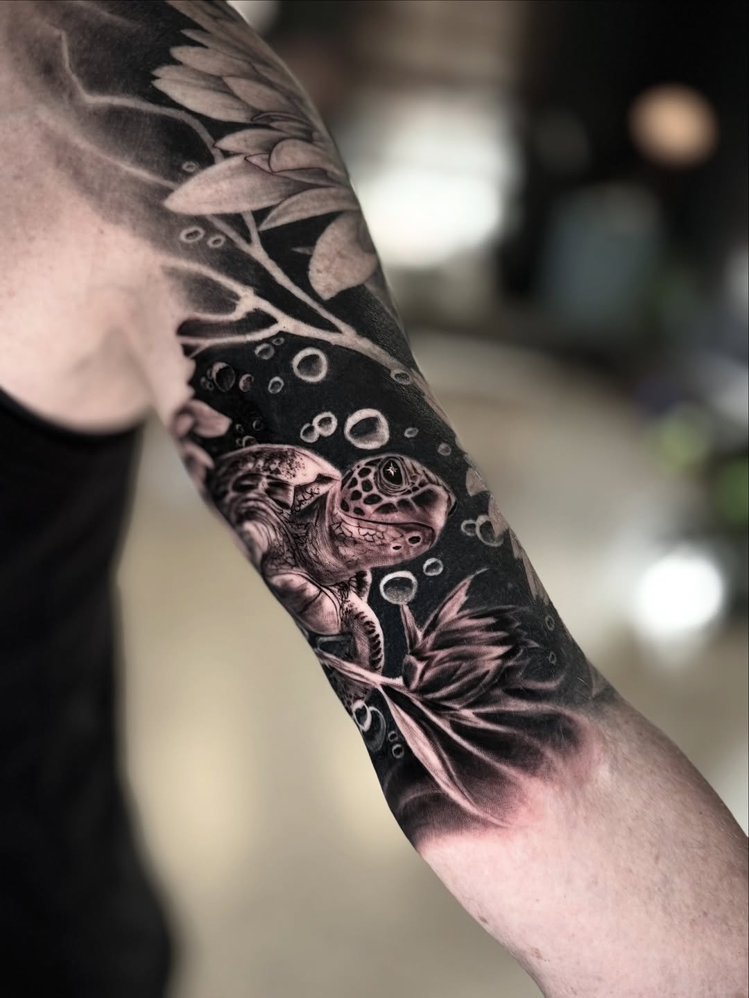 Tattoo by @abraxastattoo — realism, black_and_grey