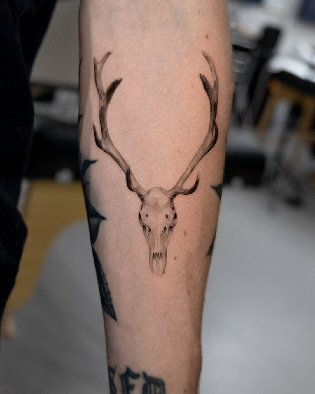 Tattoo by @turner_tattoos — realism, black_and_grey